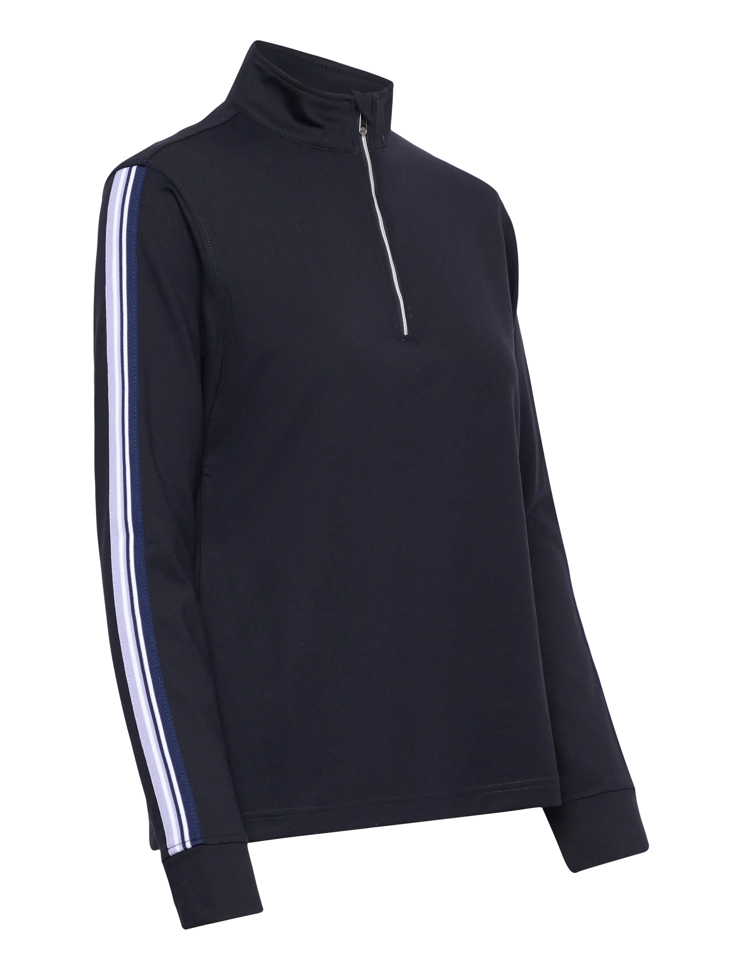 Daily Sports - Peach LS Half neck - tops - navy - 3