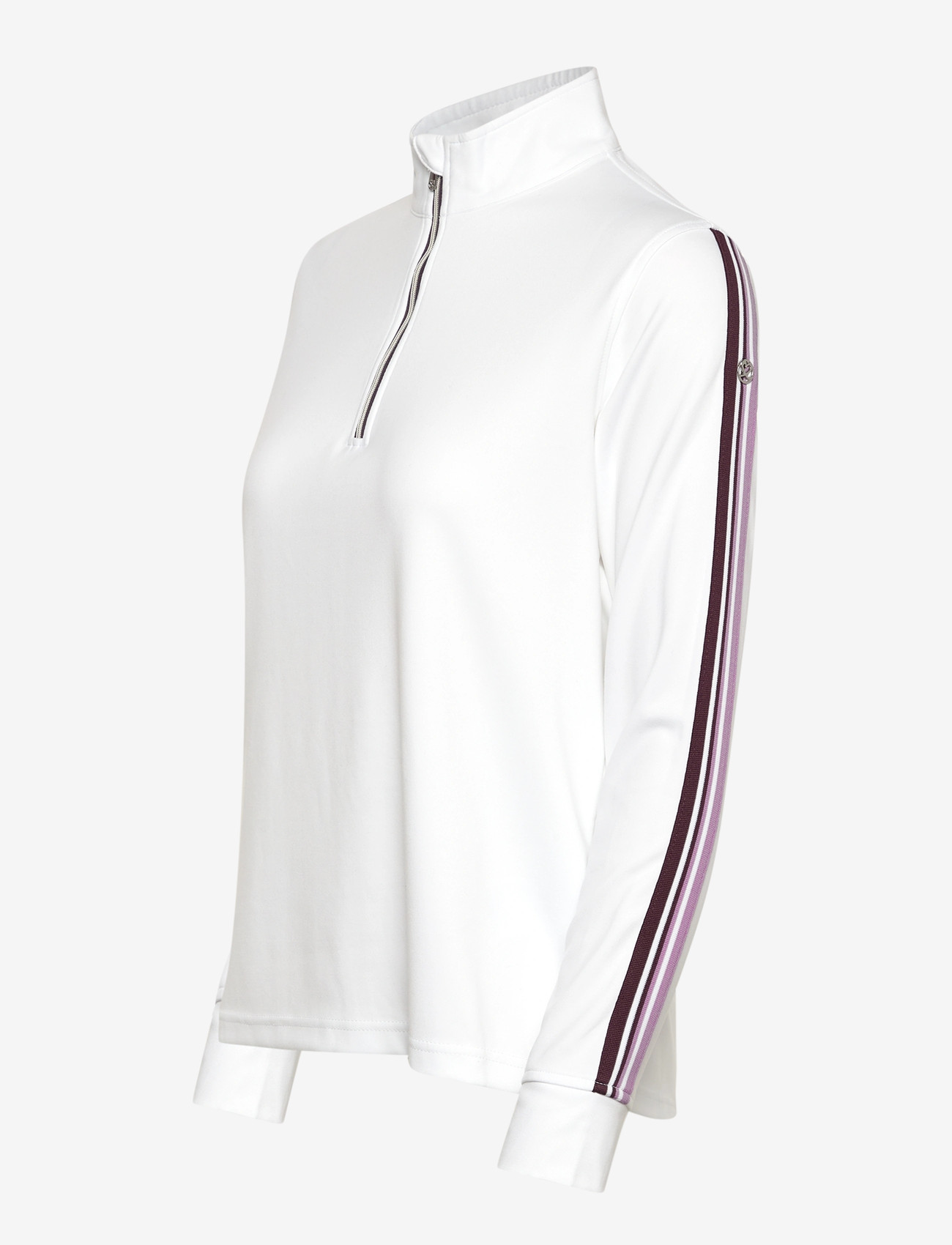 Daily Sports - Peach LS Half neck - alussärgid ja t-särgid - white - 2