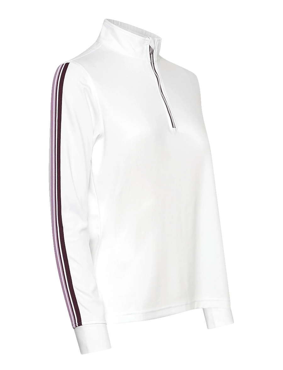 Daily Sports - Peach LS Half neck - Överdelar - white - 3