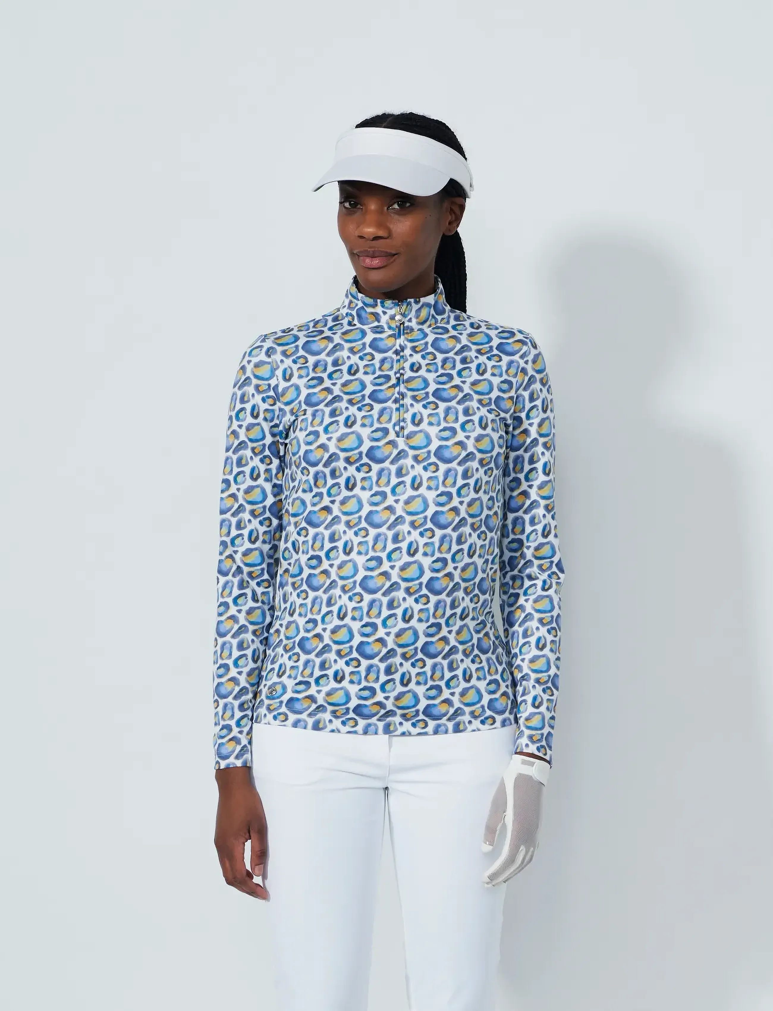 Print Peached Half Neck