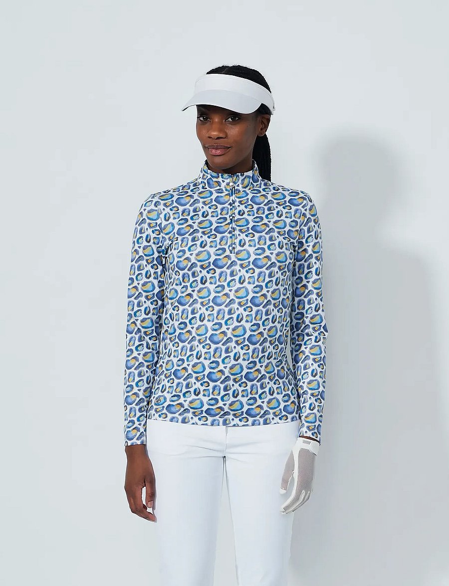 Daily Sports - Print peached Half neck - hauts - water leo - 0
