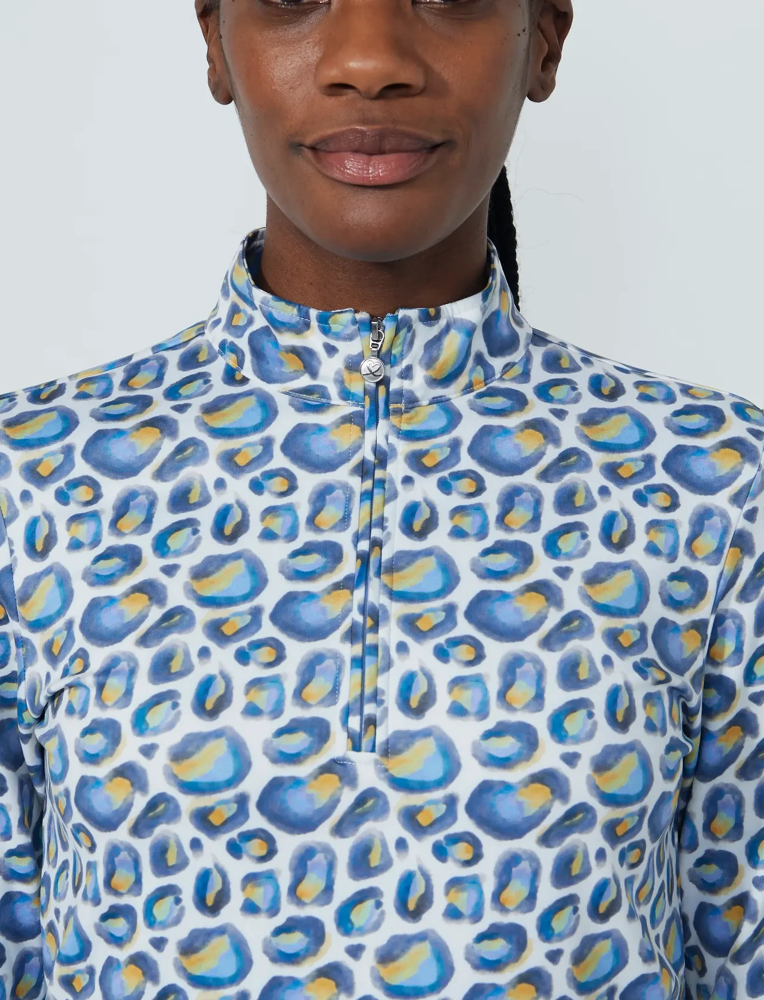 Daily Sports - Print peached Half neck - overdele - water leo - 4