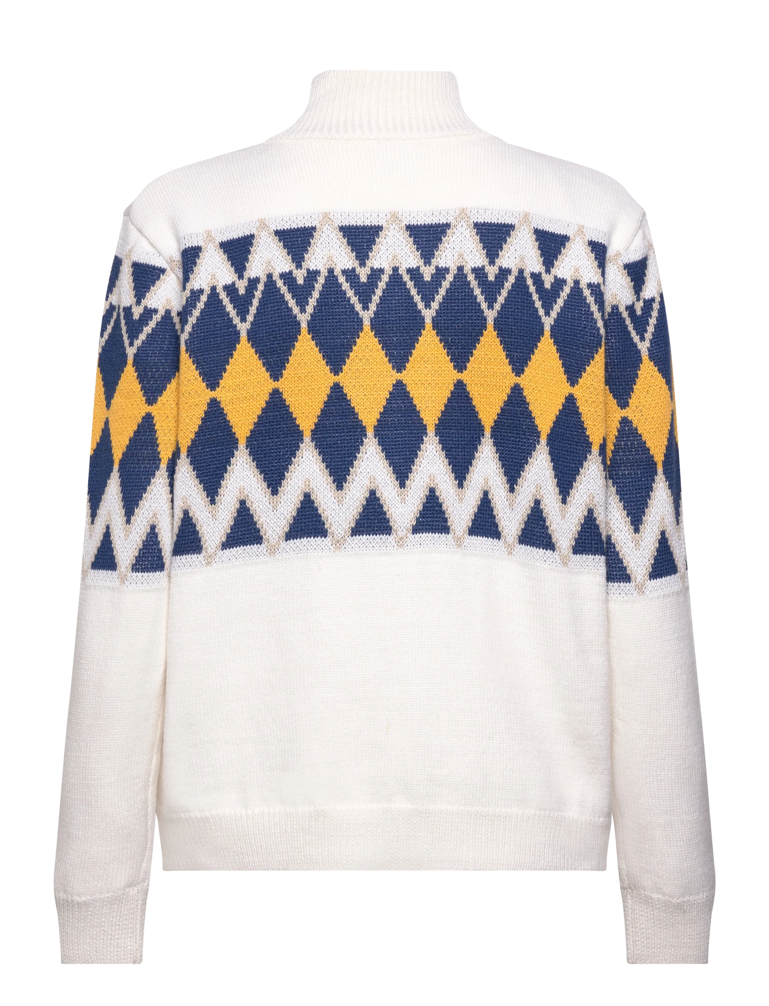 Daily Sports - Placed Argyle Cardigan lined - megztiniai ir džemperiai - white - 2