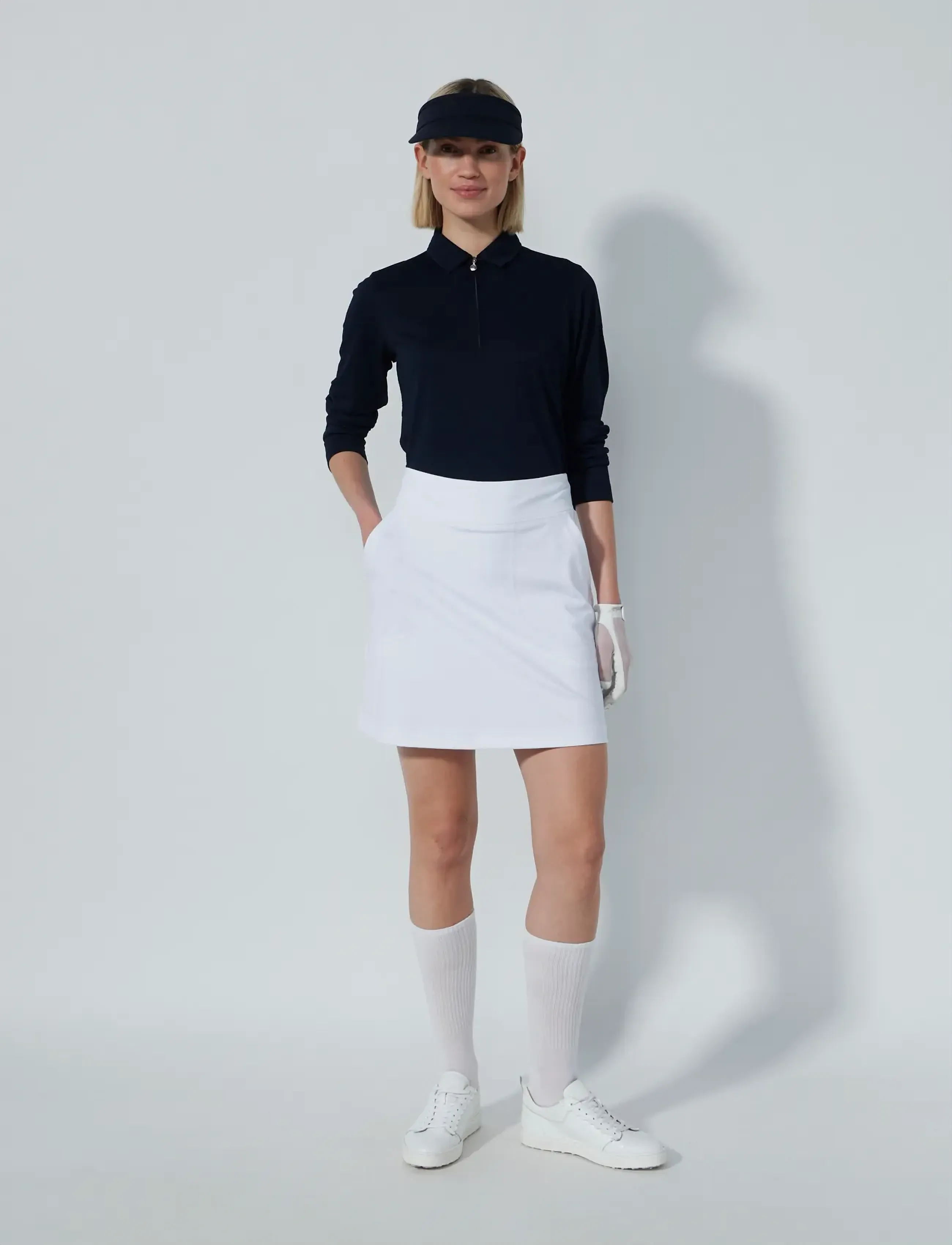 Daily Sports Genua Skort 45 cm - Sportröcke - WHITE / white