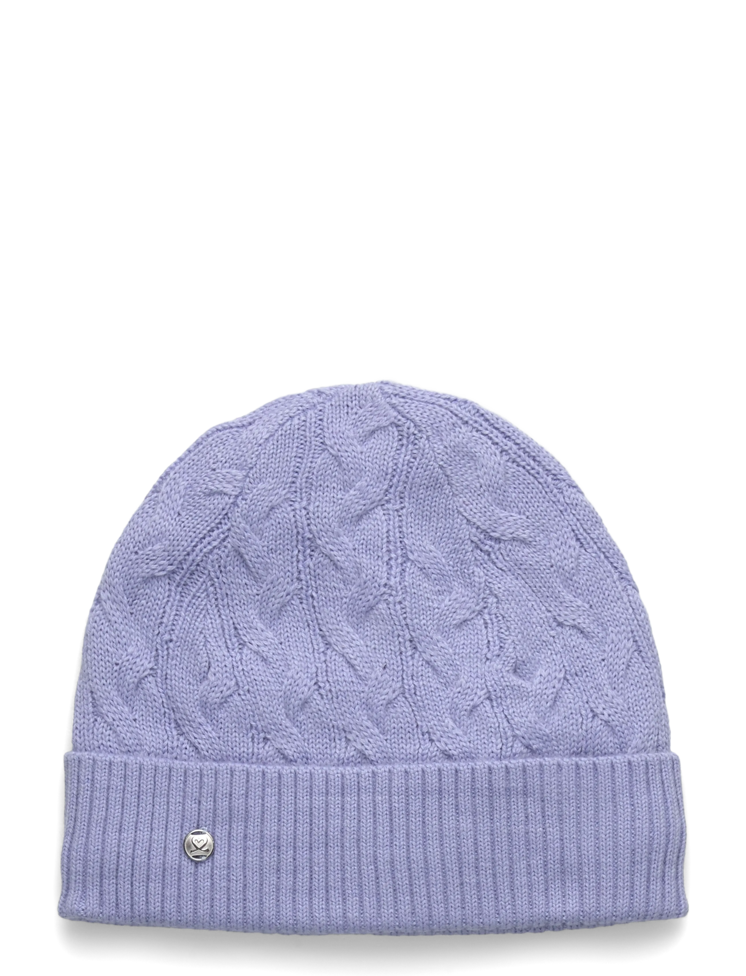 DAILY Sport Cable Knit Hat Blau - One Size - Damen