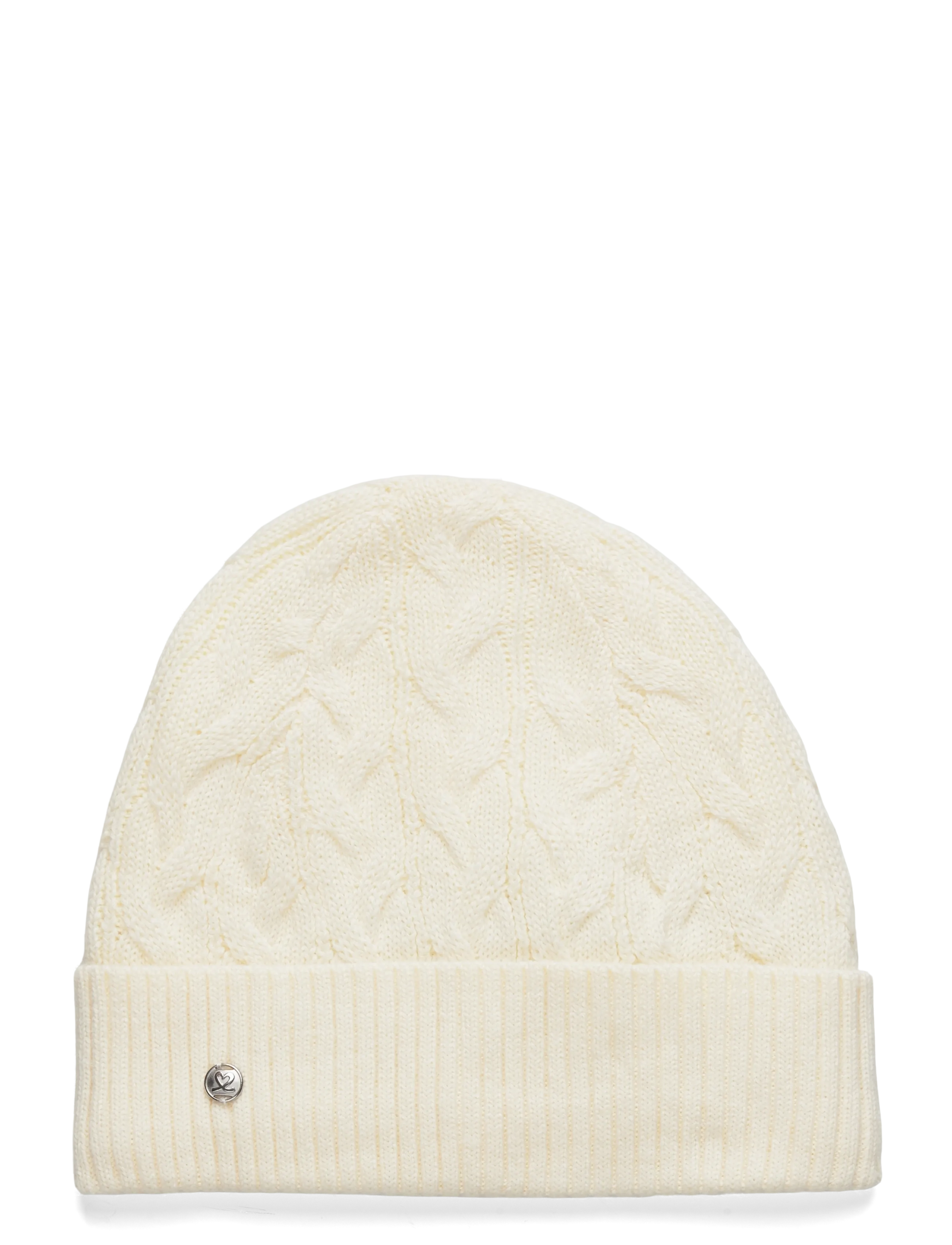 DAILY Sport Cable Knit Hat Cream - One Size - Damen