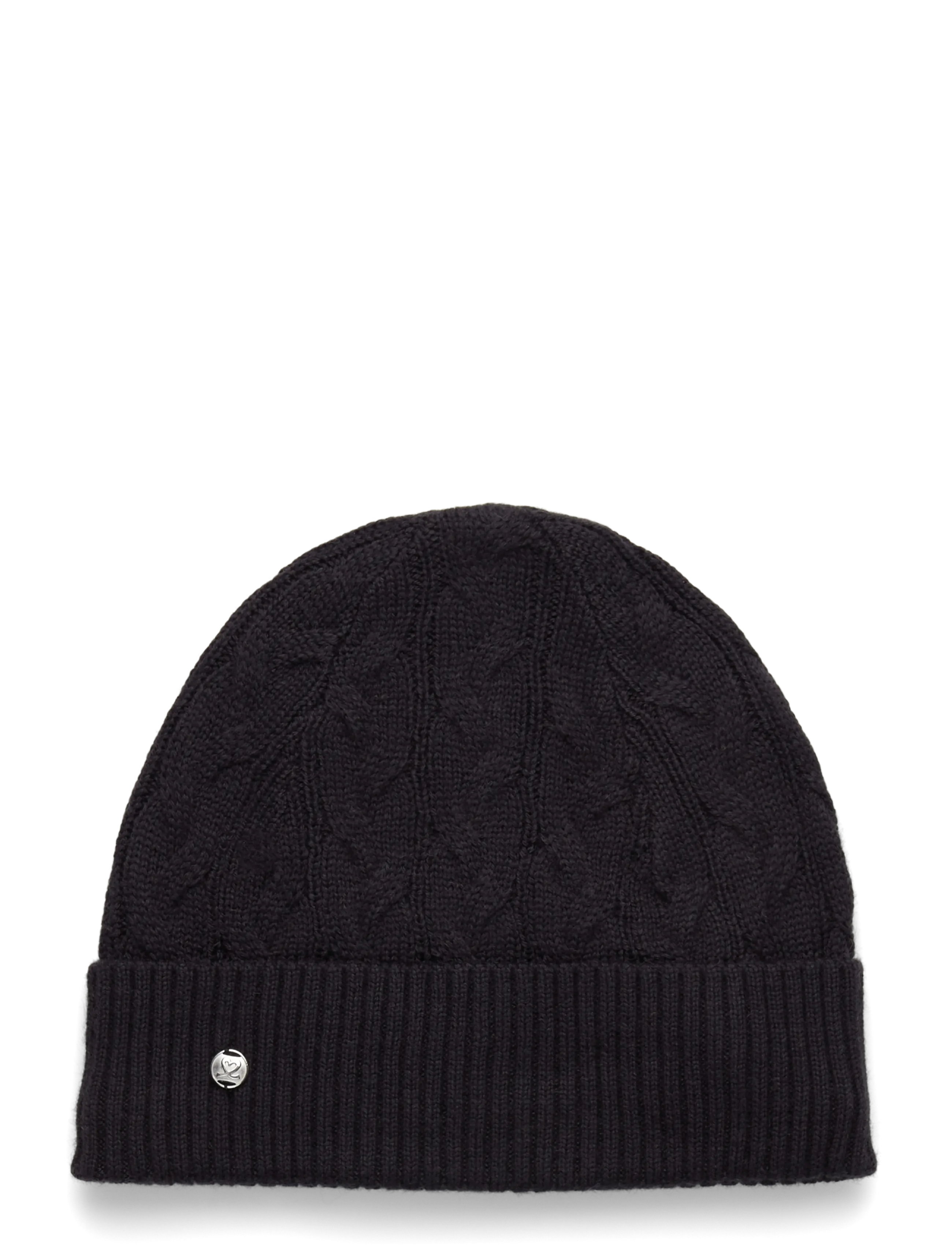 Daily Sports Cable Knit Hat, Kvinder, Kabelstrikket Hue, Navy, Str: ONE SIZE