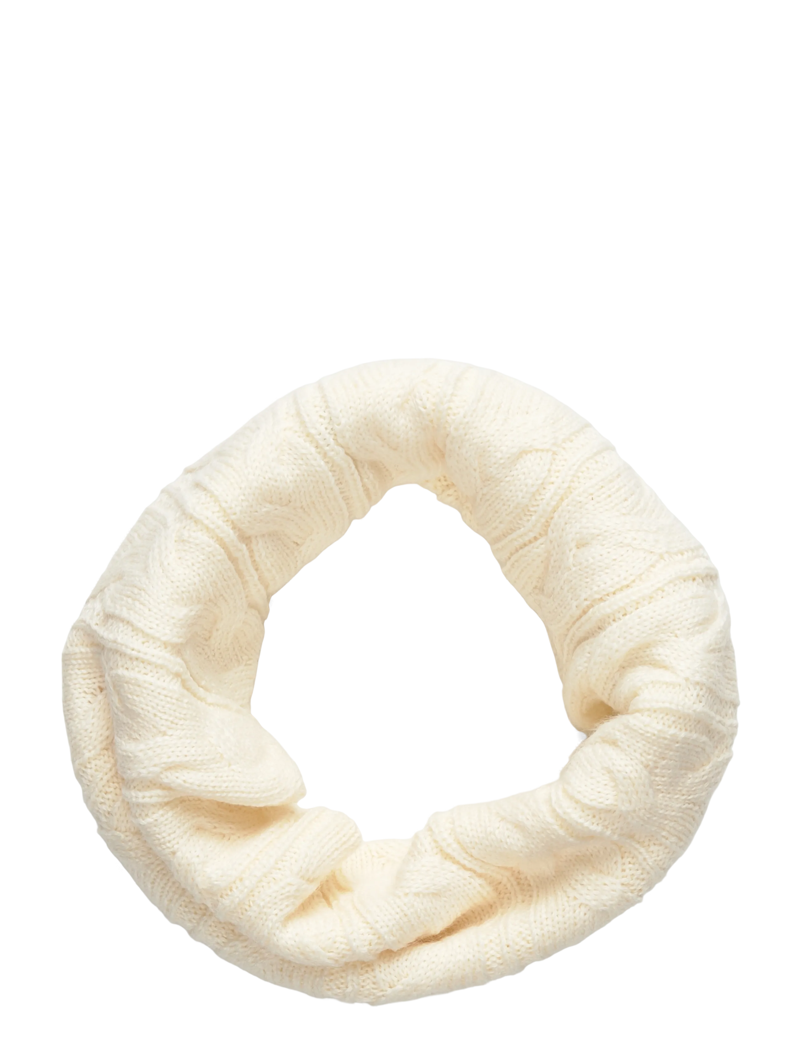 Cable knit Neck Warmer - IVORY