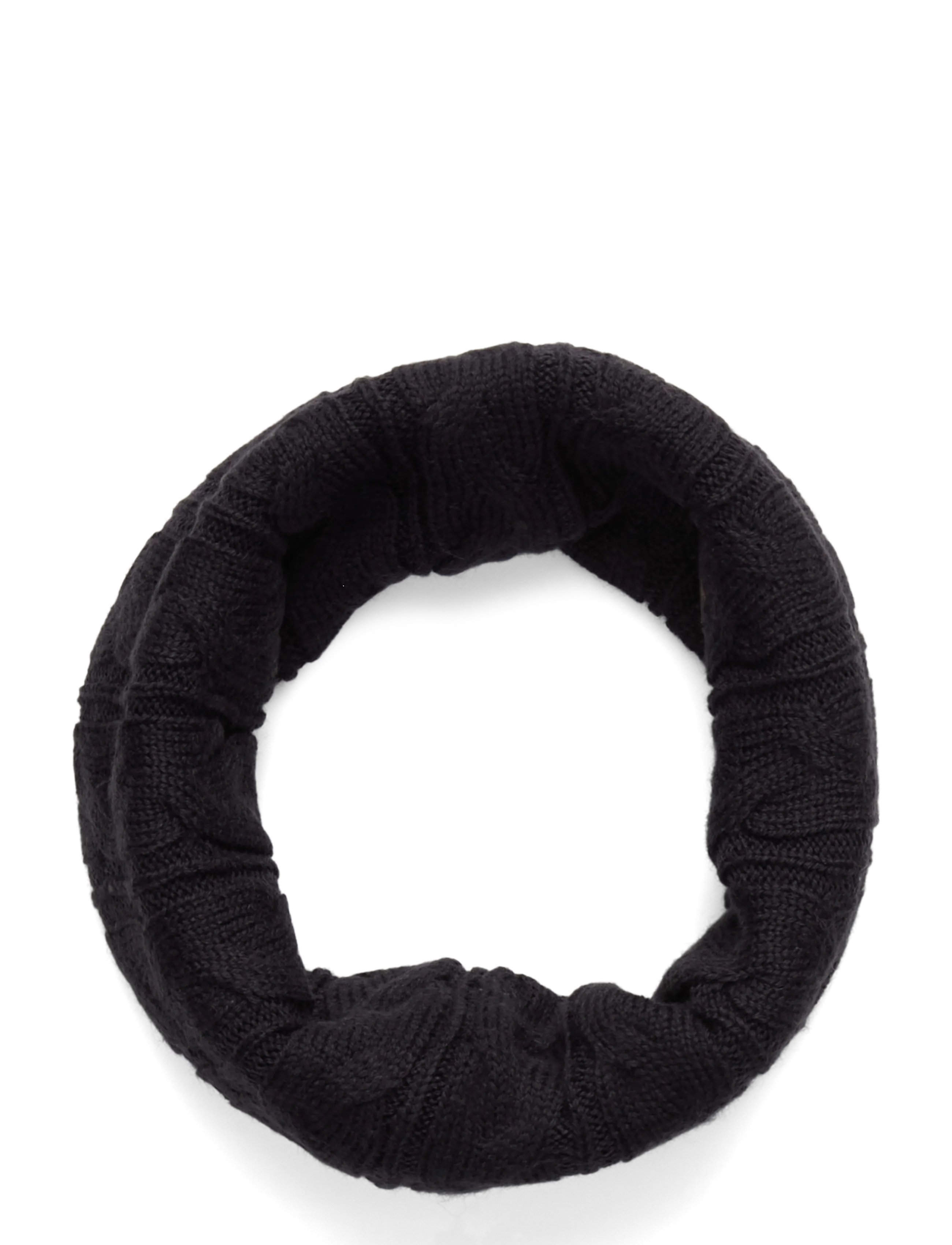 Daily Sports Cable Knit Neck Warmer, Kvinder, Kabelstrikket Halsvarmer, Navy, Str: ONE SIZE