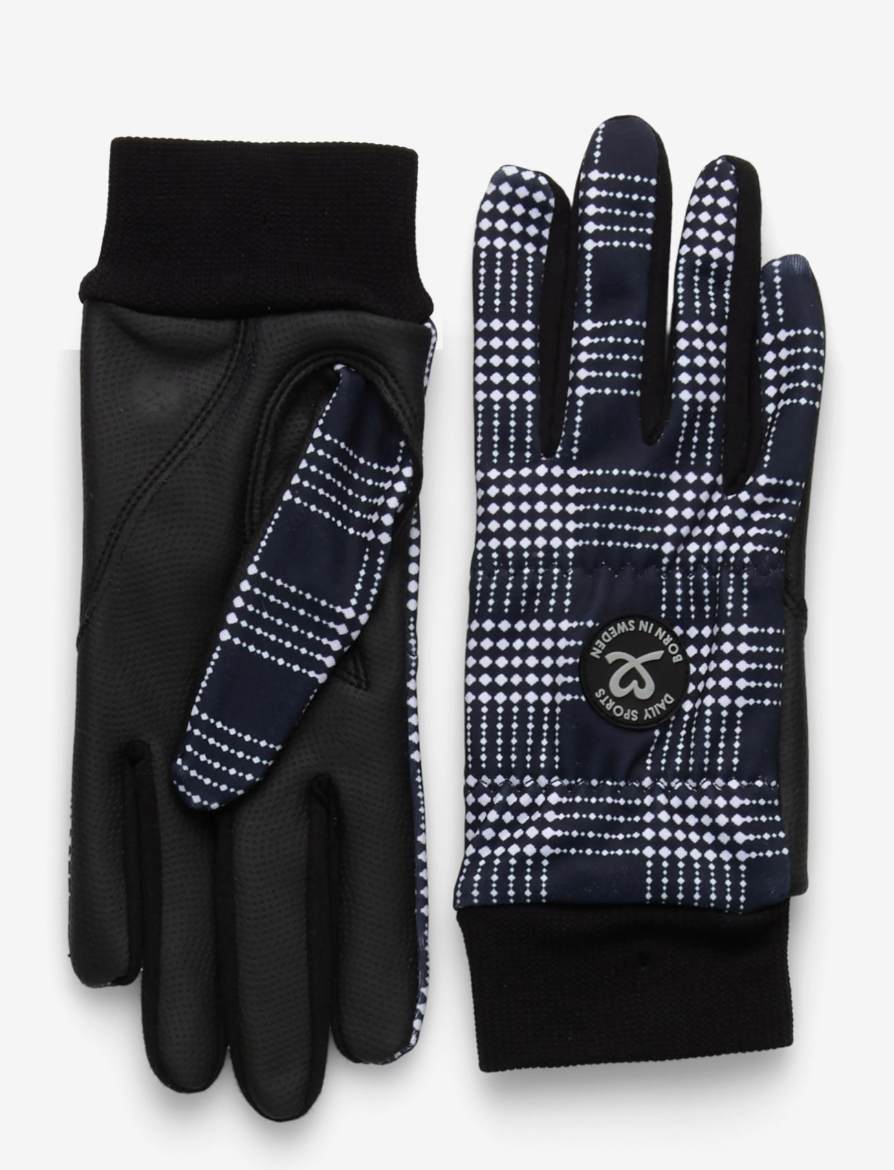Daily Sports - Golf Plaid Glove - handsker - navy - 0