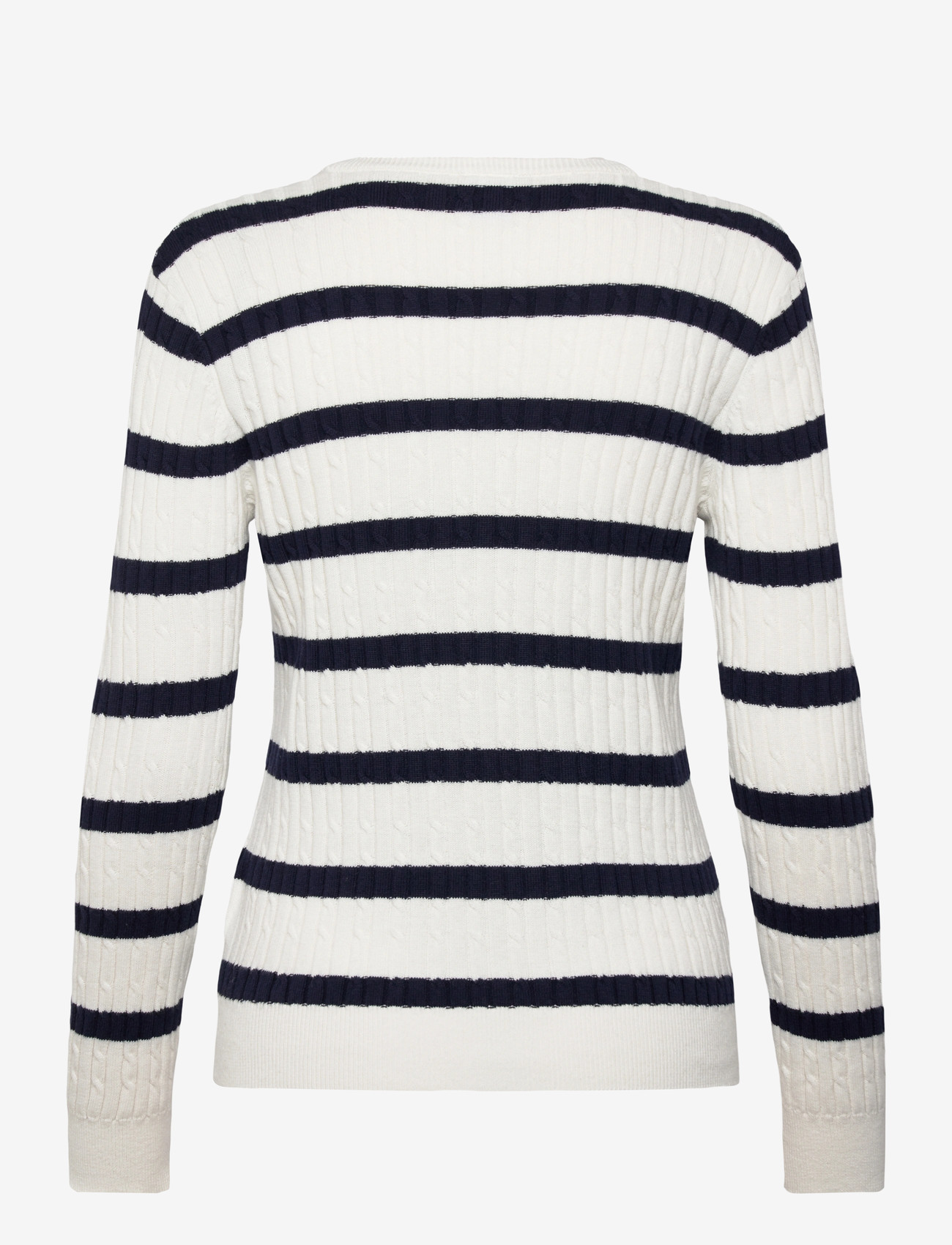 Daily Sports - Stripe Madelene Pullover - longsleeved tops - navy - 2