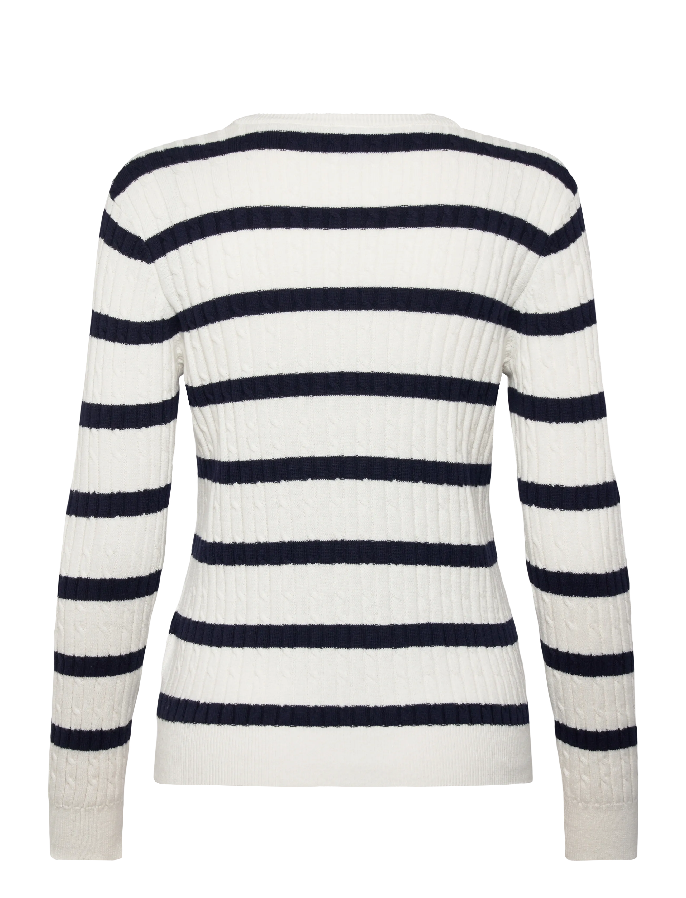 Daily Sports - Stripe Madelene Pullover - langærmede t-shirts - navy - 2