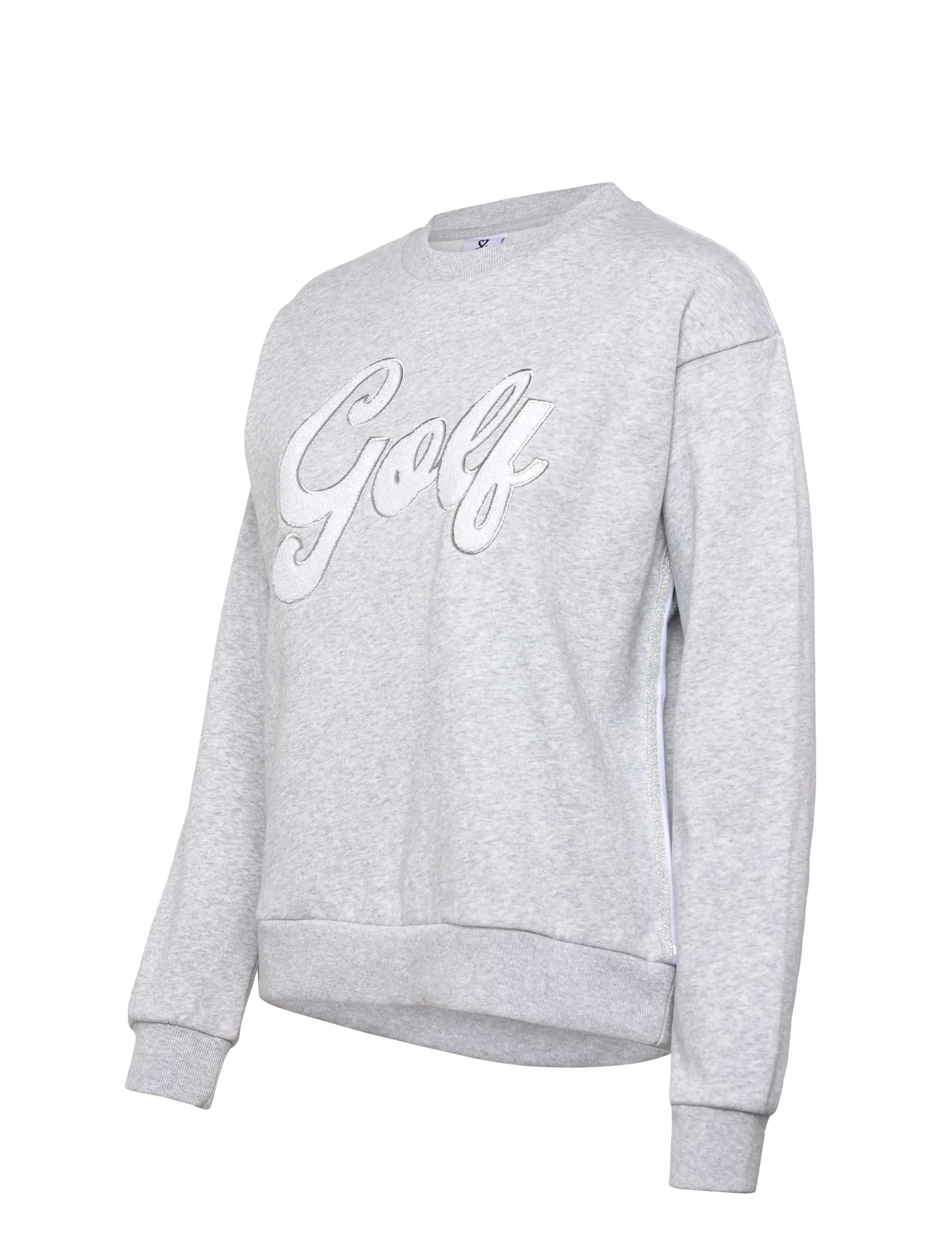 Daily Sports - Embroidery Sweatshirt - overdele - pebble - 3