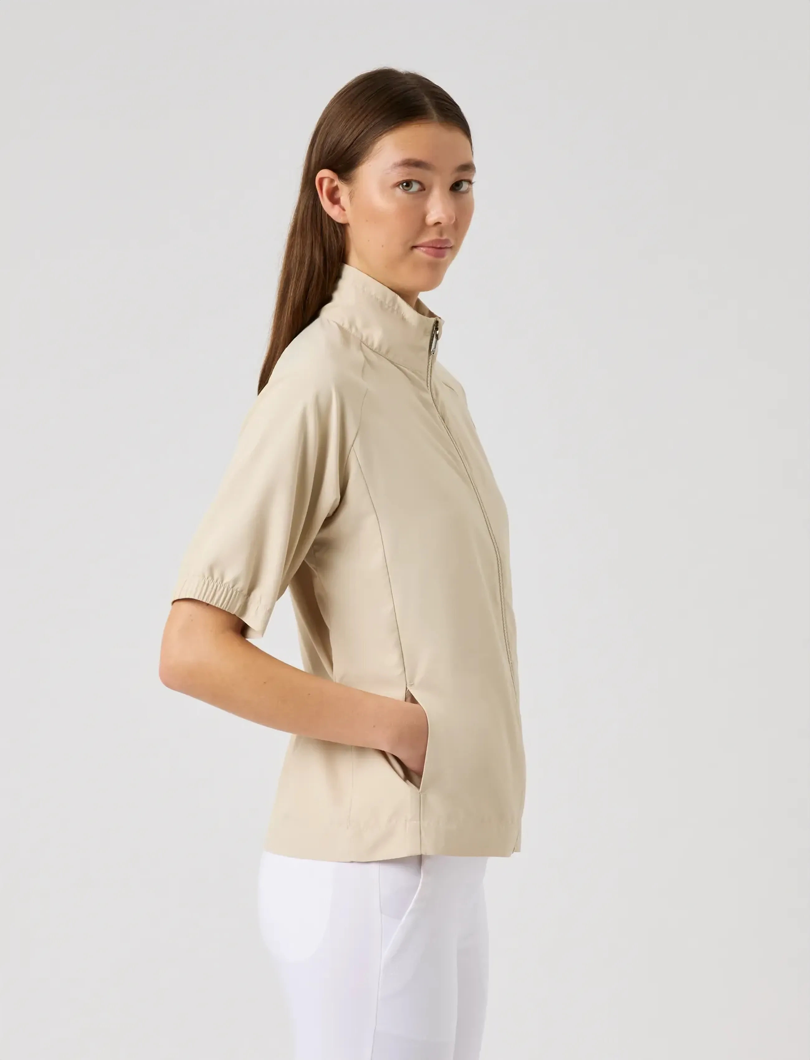 Daily Sports - Anglet V2 Wind SS Jacket - golfjakker - oyster - 4