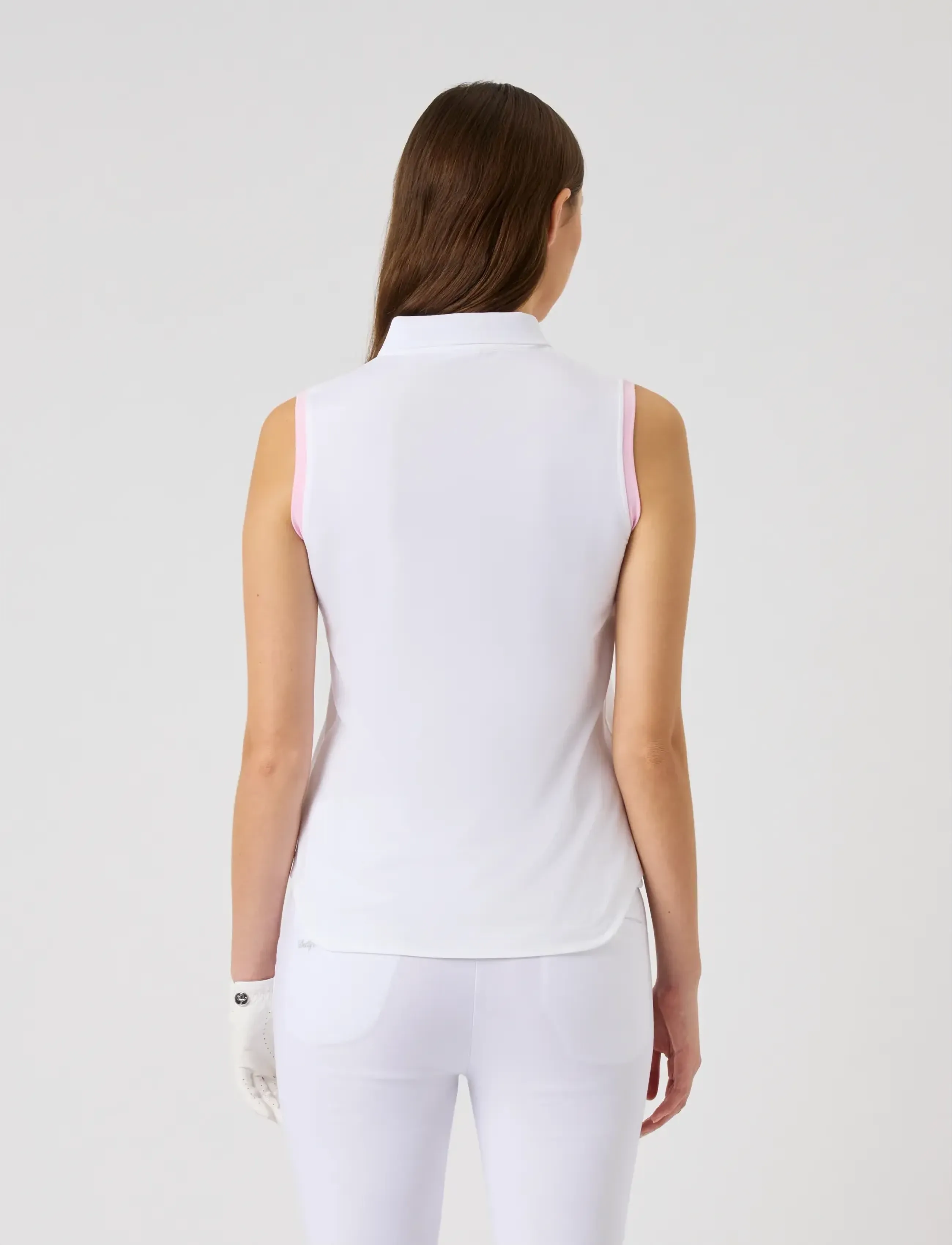 Daily Sports - Argyle SL Polo shirt - oberteile & t-shirts - white - 3