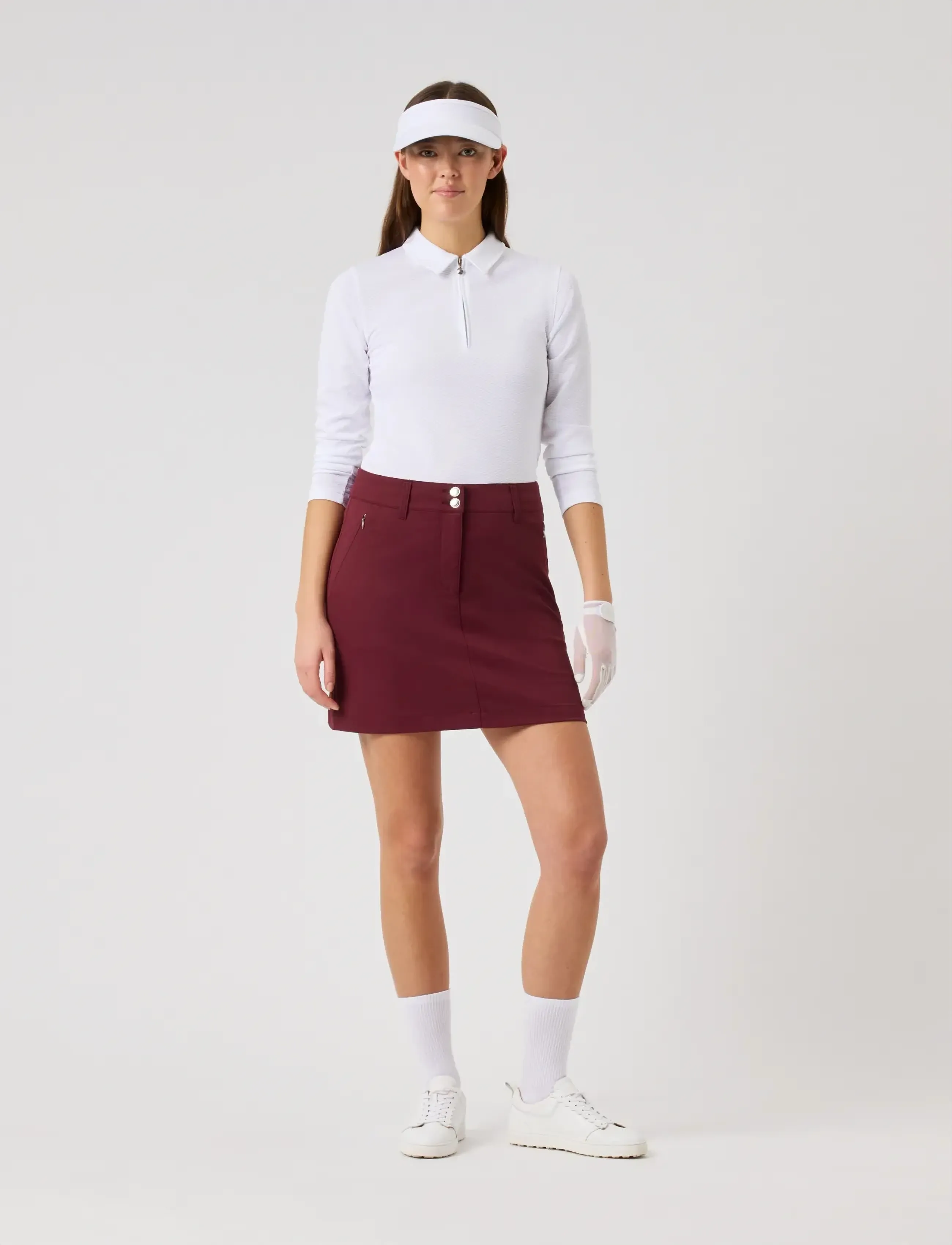 Daily Sports Woven Skort 42 cm - Skirts - PORT / burgundy
