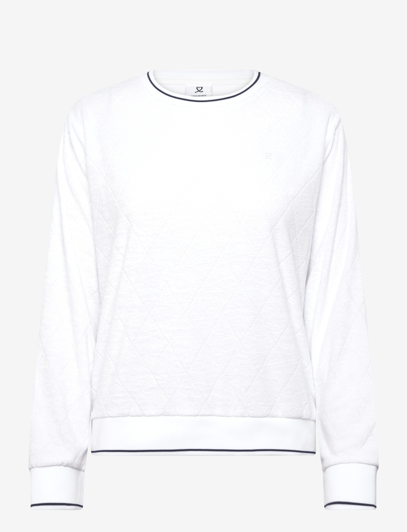 Daily Sports - Terry Touch Sweatshirt - oberteile - white - 1