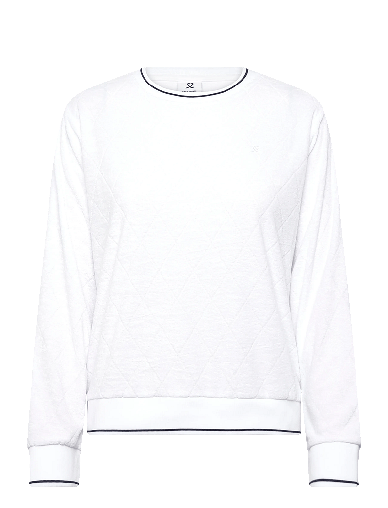 Daily Sports - Terry Touch Sweatshirt - oberteile - white - 1