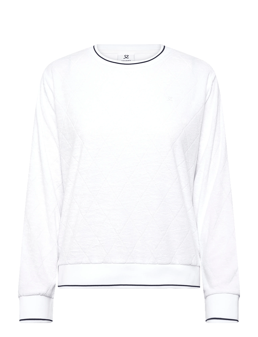 Daily Sports - Terry Touch Sweatshirt - sweatshirts - white - 1