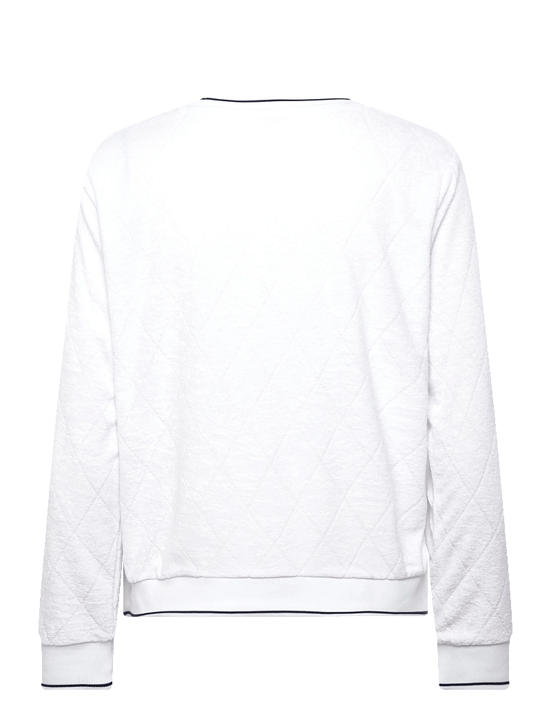Daily Sports - Terry Touch Sweatshirt - oberteile - white - 2