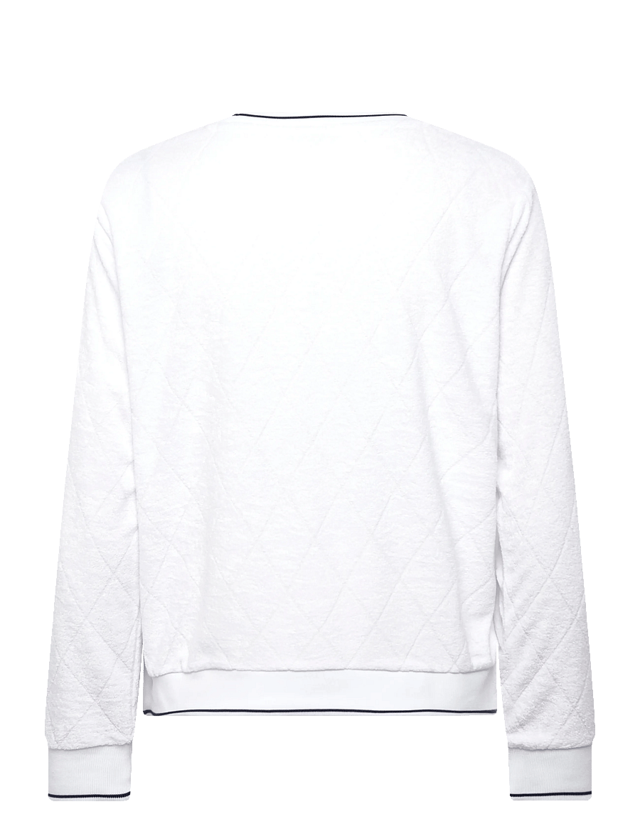 Daily Sports - Terry Touch Sweatshirt - sweatshirts - white - 2