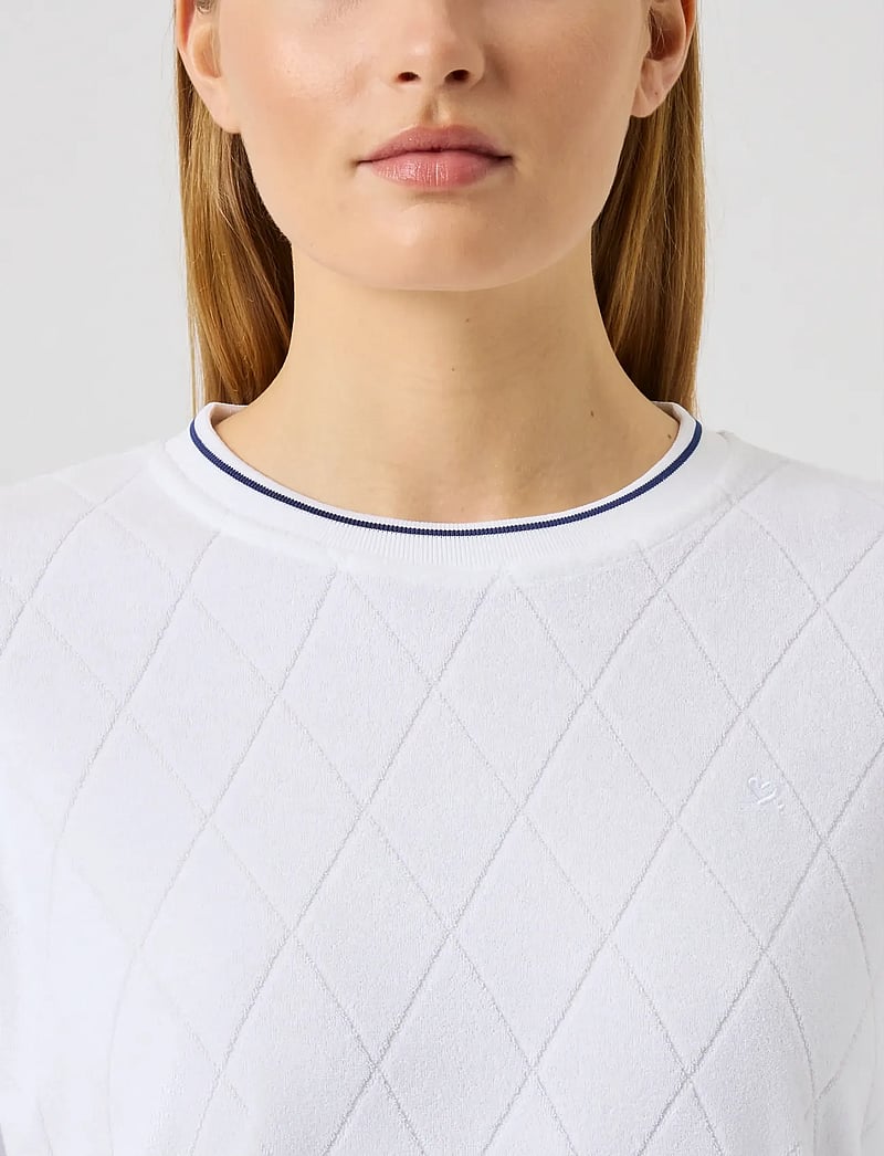Daily Sports - Terry Touch Sweatshirt - oberteile - white - 3