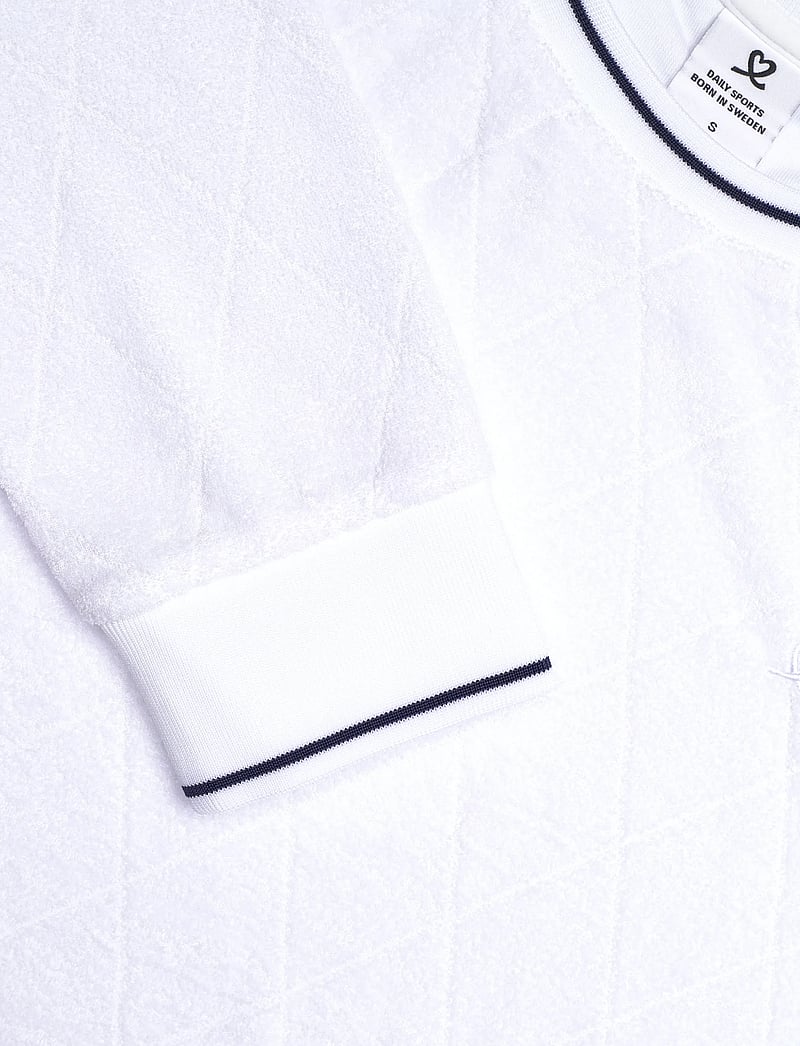 Daily Sports - Terry Touch Sweatshirt - oberteile - white - 4