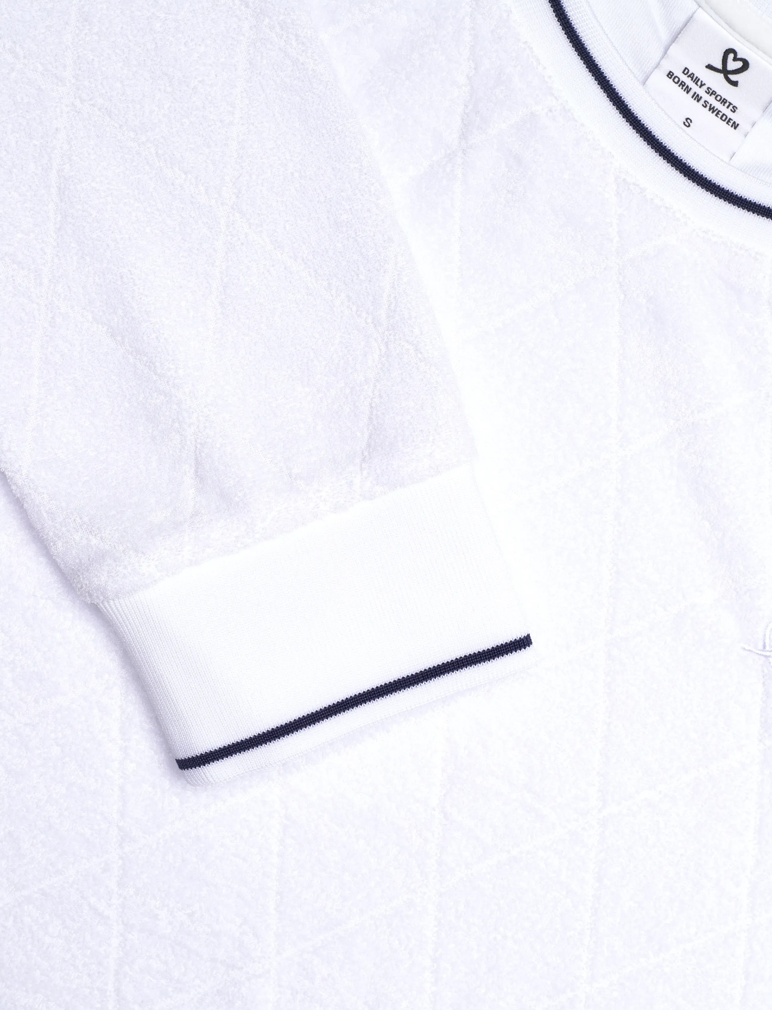 Daily Sports - Terry Touch Sweatshirt - dressipluusid - white - 4
