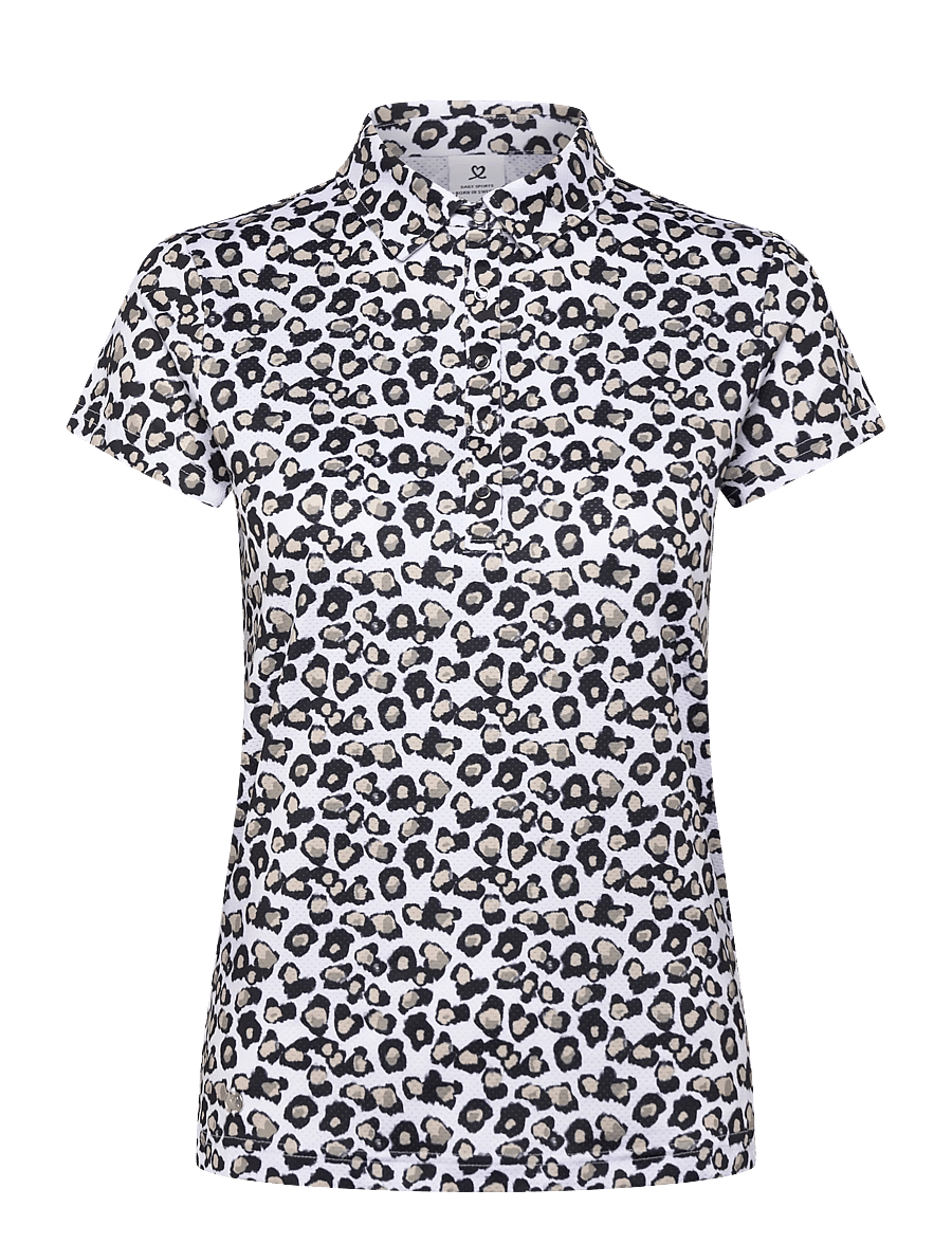 Daily Sports - Sheermotion Cap S Polo Shirt - tops & t-shirts - leo contrast - 1