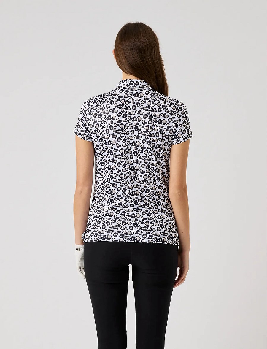 Daily Sports - Sheermotion Cap S Polo Shirt - tops & t-shirts - leo contrast - 3