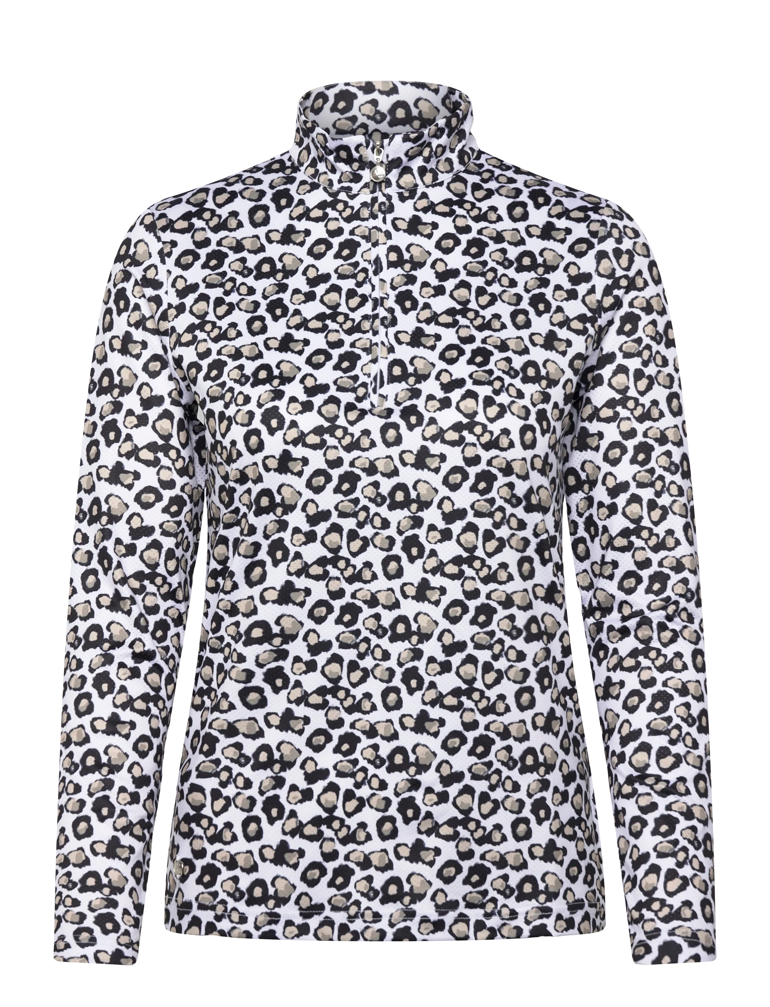 Daily Sports Sheermotion LS Half zip - Tøj - LEO CONTRAST / white
