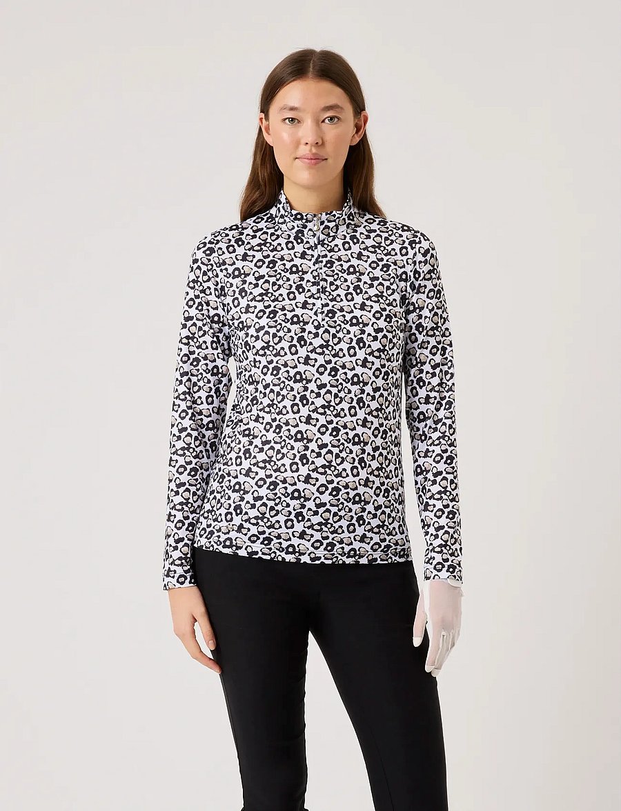 Daily Sports - Sheermotion LS Half zip - kampsunid ja vahekihid - leo contrast - 0