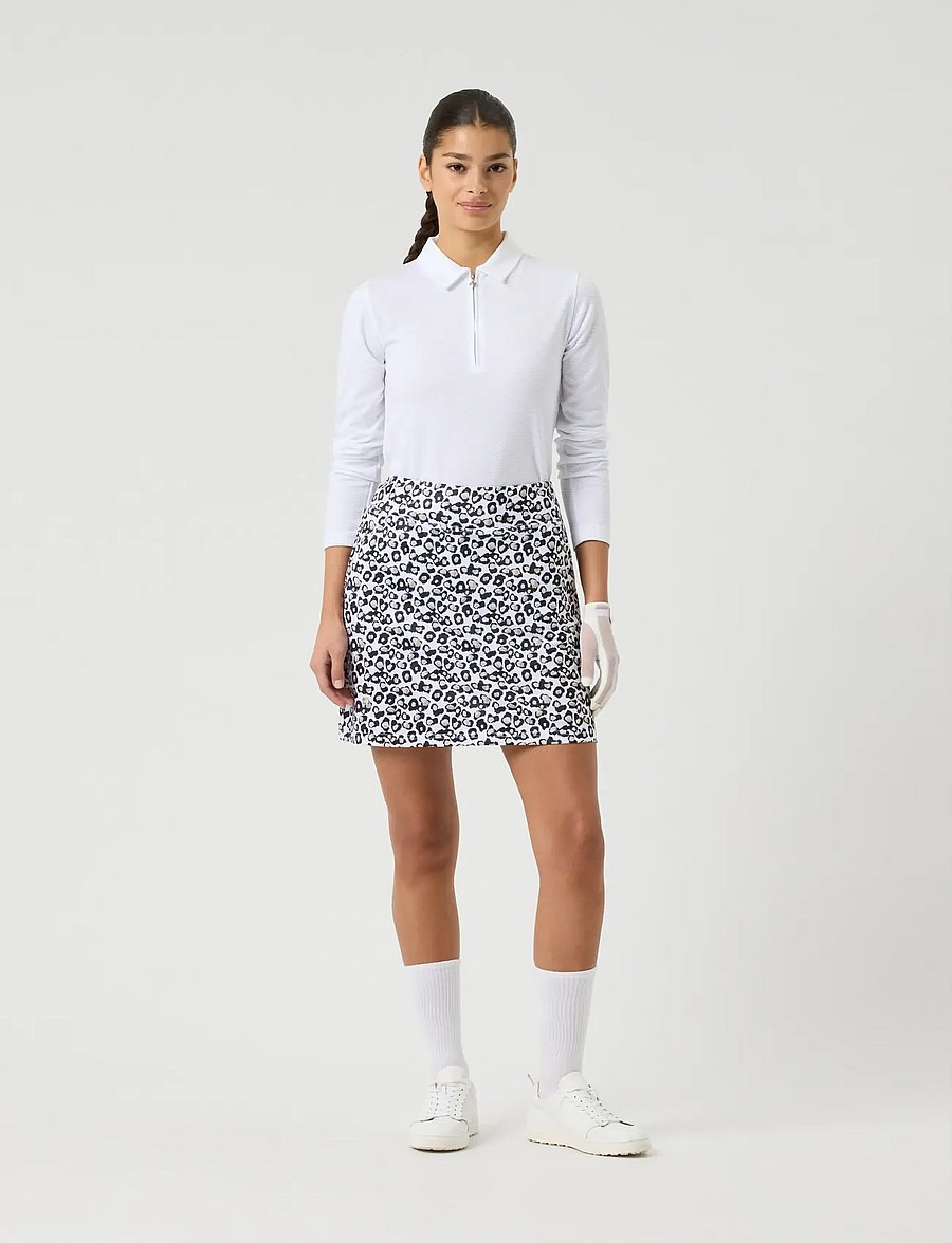Daily Sports - Sheermotion LS Half zip - skorts - leo contrast - 0