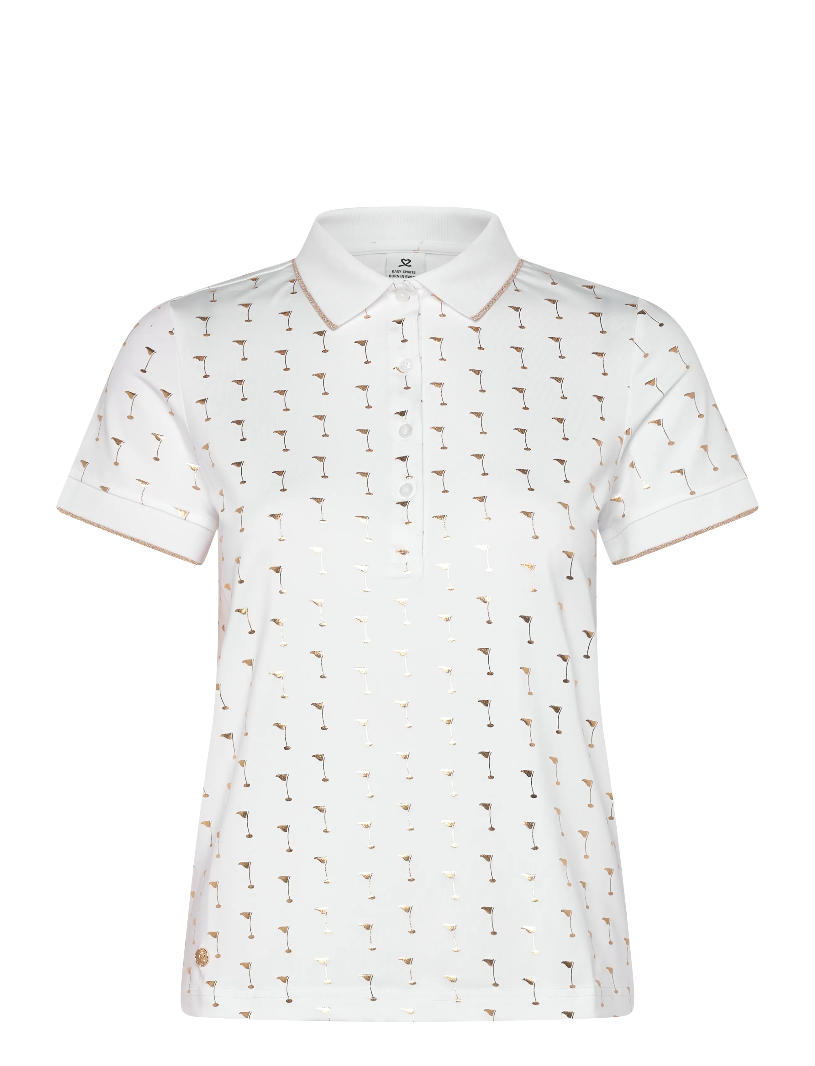 Daily Sports Tour SS Polo shirt - Tøj - GOLF MOTIF / white