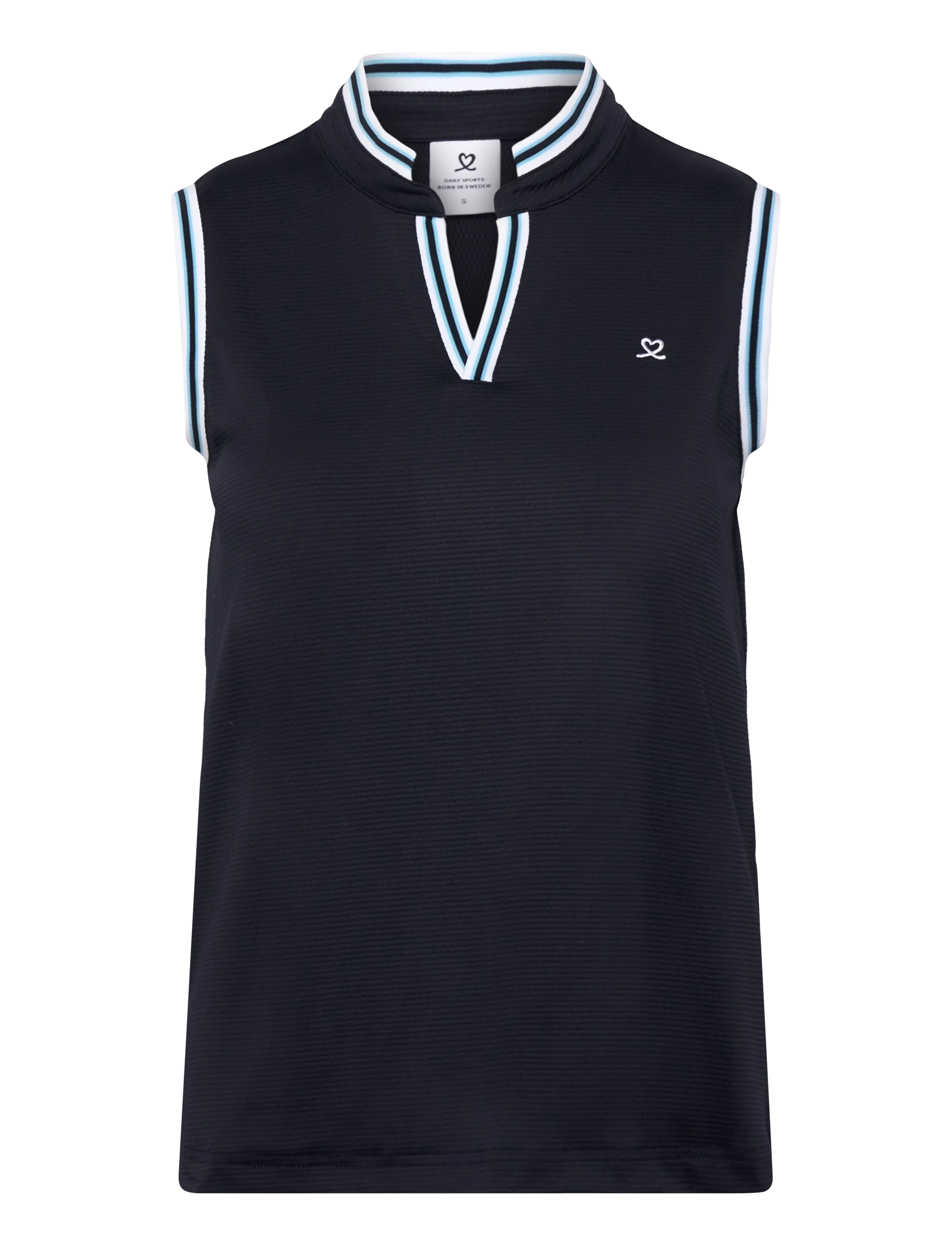 Daily Sports Round neck SL Polo shirt - Daily Sports - NAVY / navy
