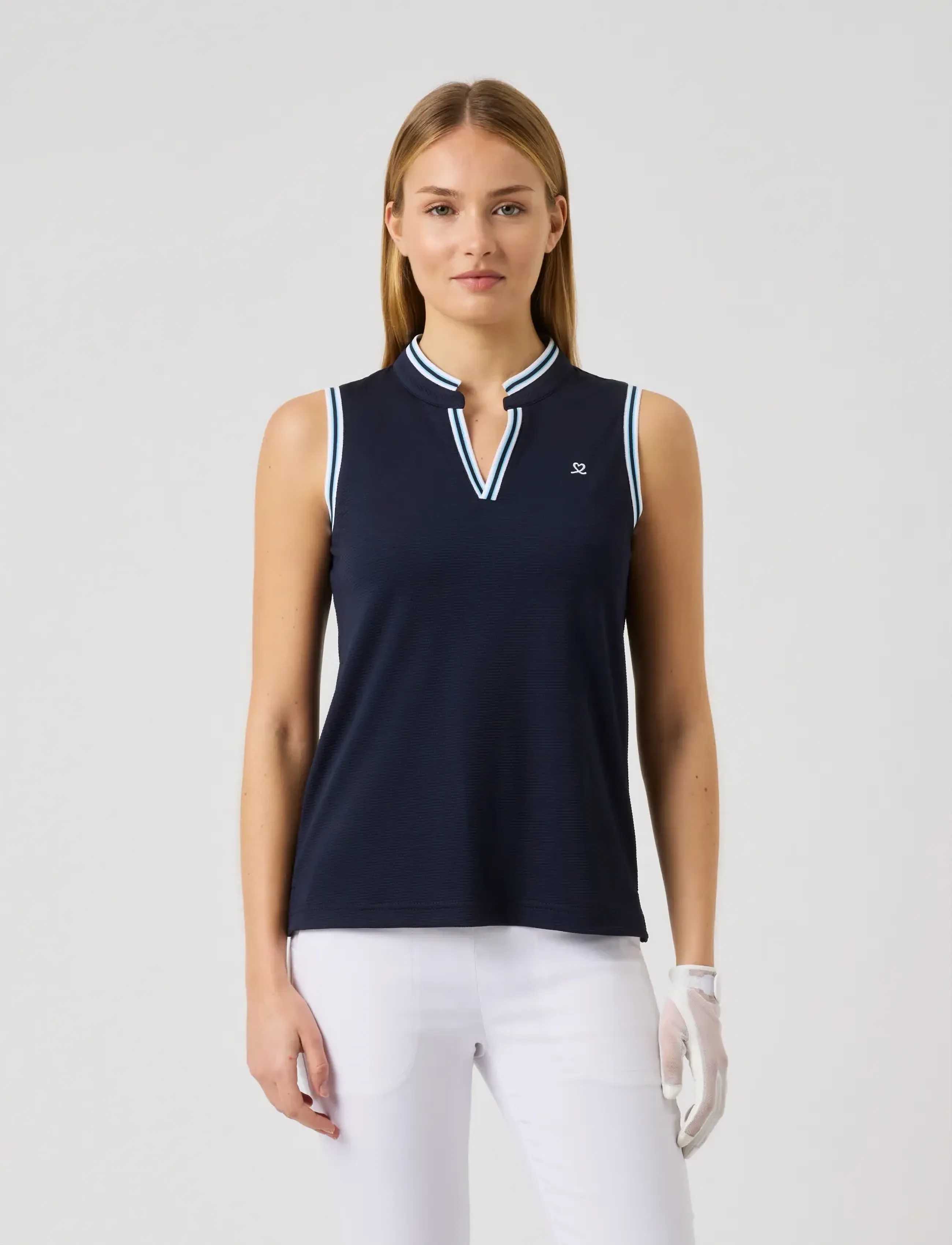 Daily Sports Round Neck Sl Polo Shirt, XS, Oberteile & T-shirts, Marineblau - Sport Polos, Frauen
