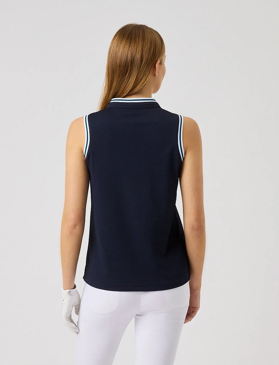 Daily Sports - Round neck SL Polo shirt - oberteile & t-shirts - navy - 3