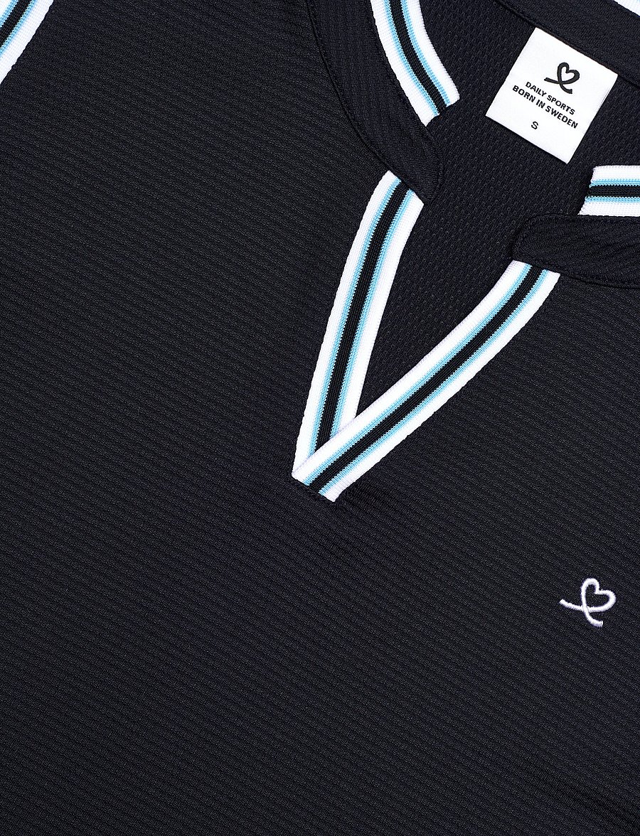 Daily Sports - Round neck SL Polo shirt - oberteile & t-shirts - navy - 5