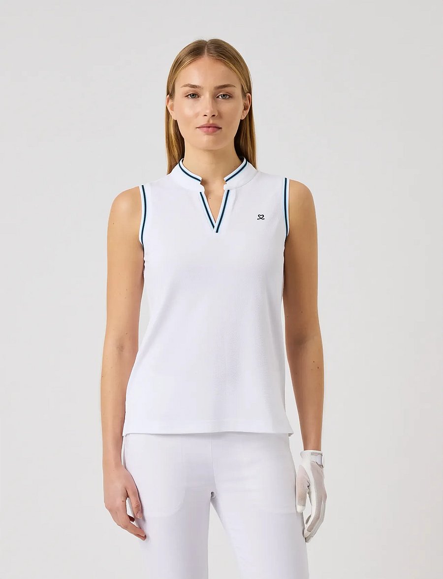 Daily Sports - Round neck SL Polo shirt - oberteile & t-shirts - white - 0