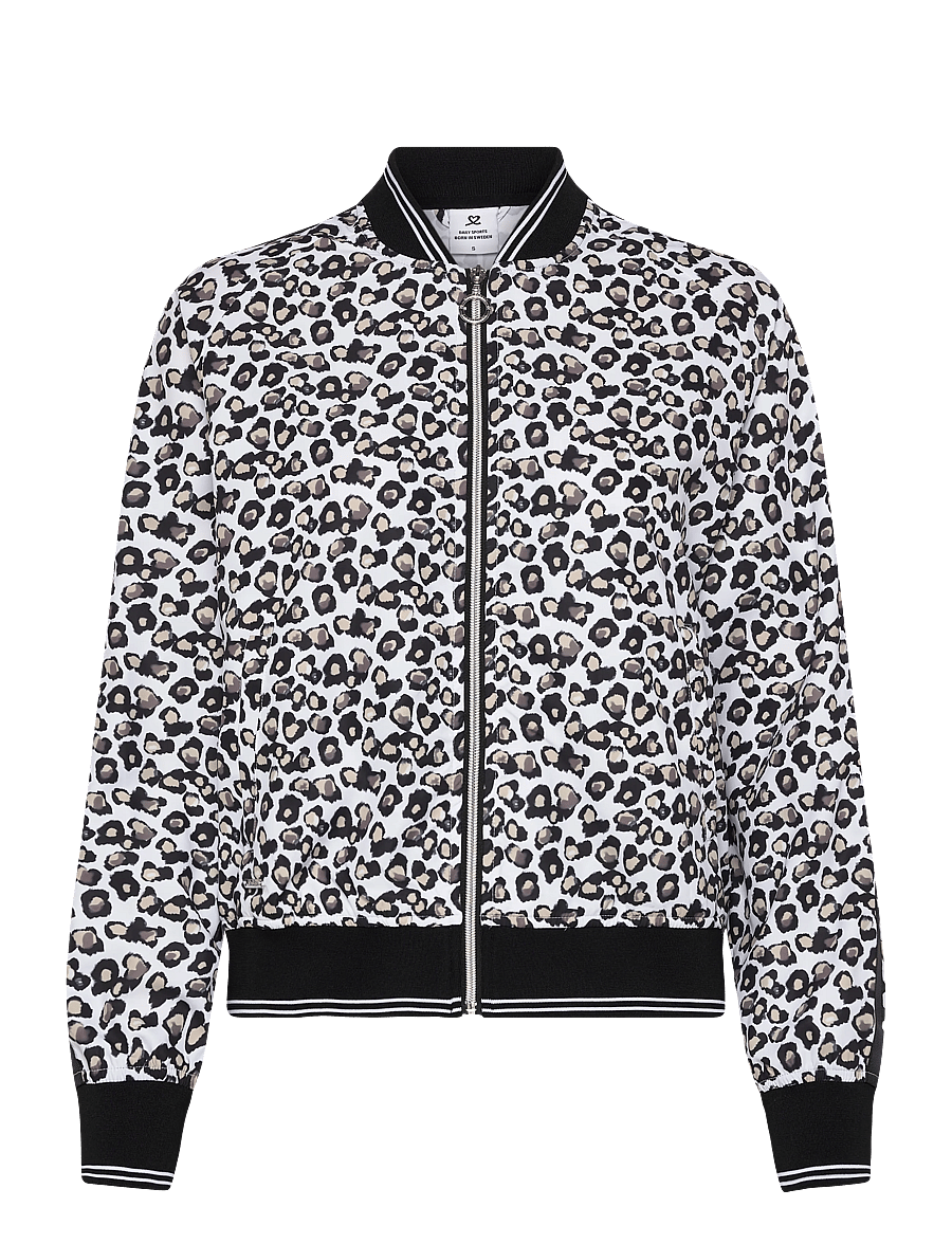 Daily Sports - Bomber Jacket - golfjakkar - leo contrast - 1