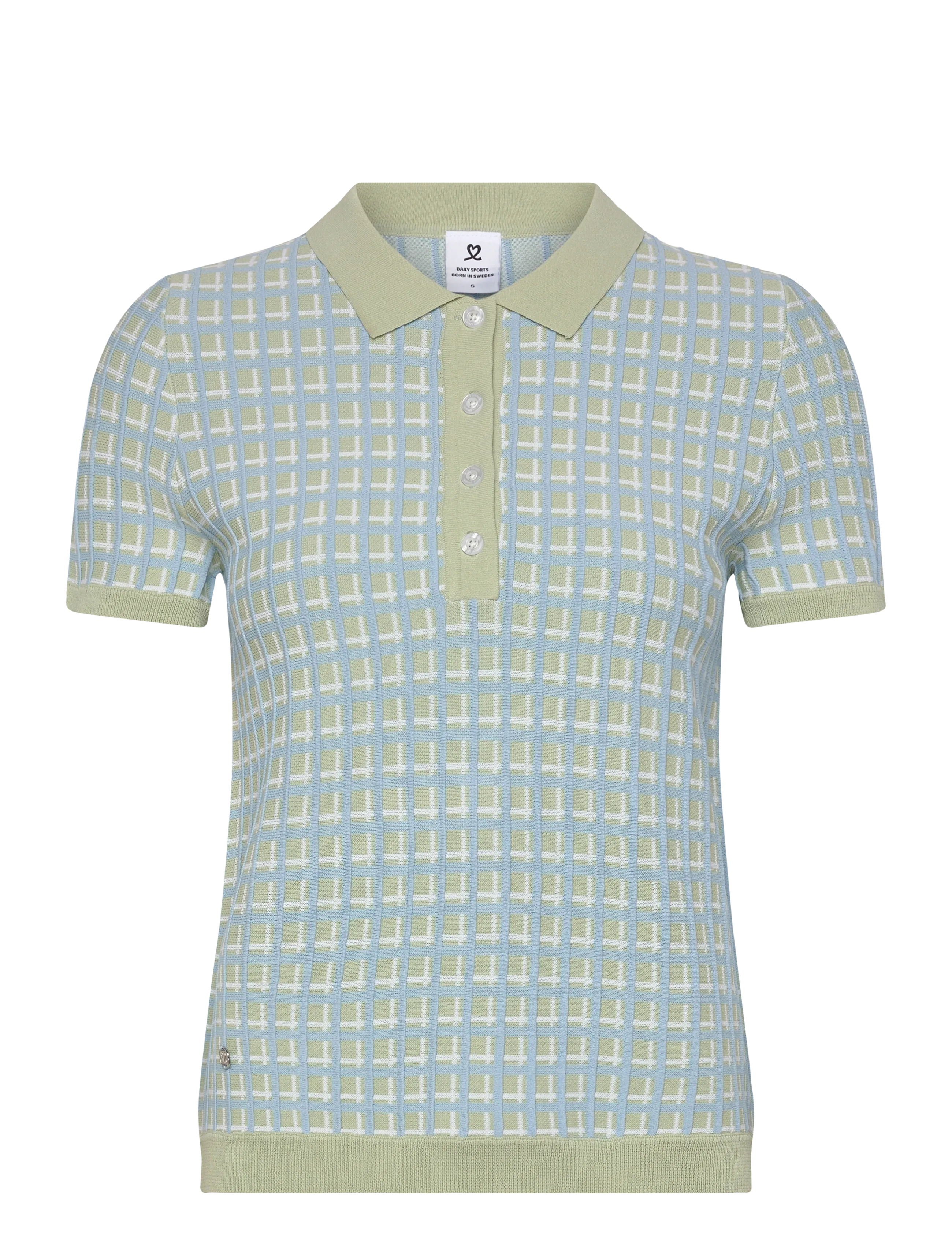 Daily Sports Knit SS Polo shirt - Kleidung - MUTED PISTACHIO / green