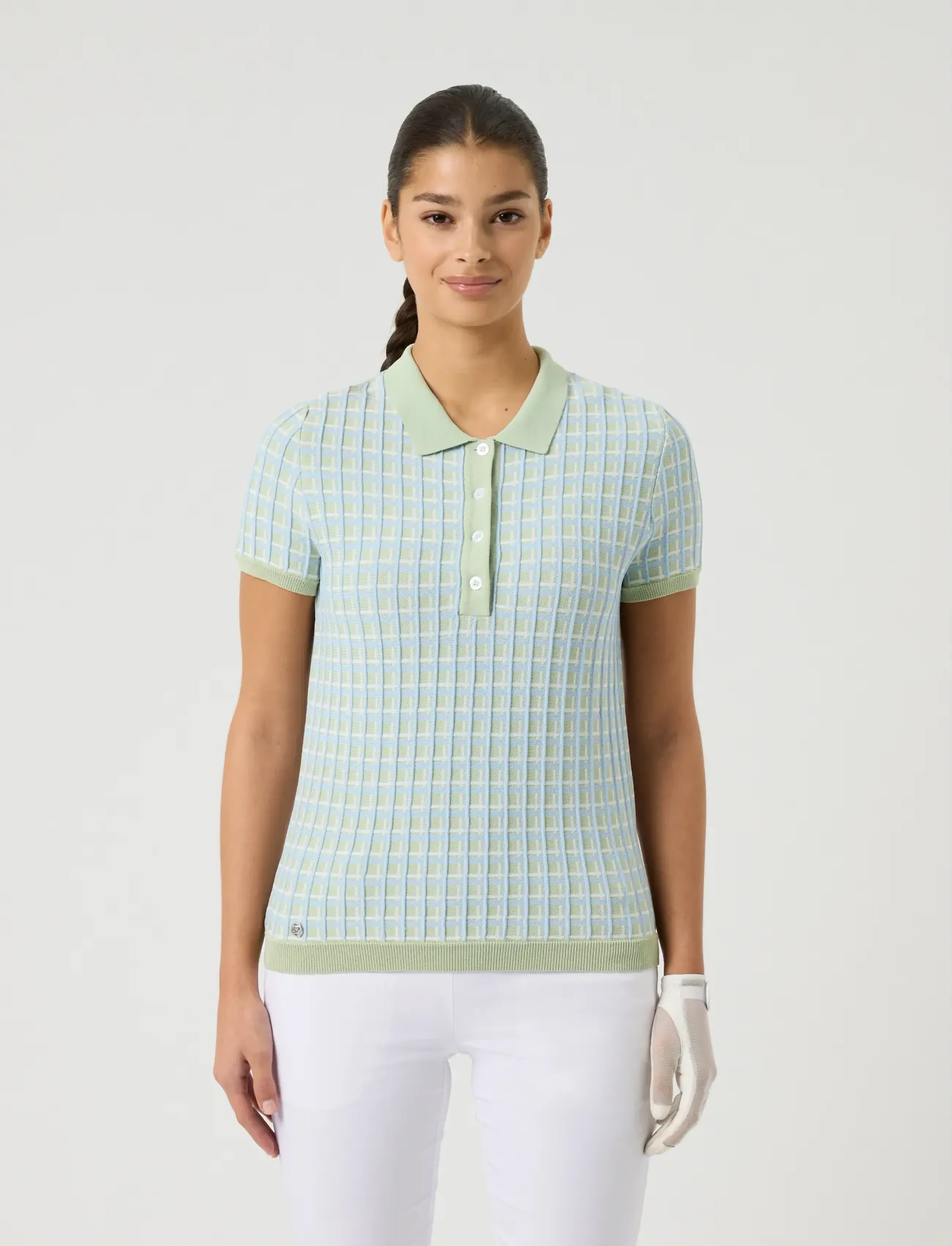 Daily Sports Knit Ss Polo Shirt, XS, Oberteile & T-shirts, Grün - Sport Polos, Frauen