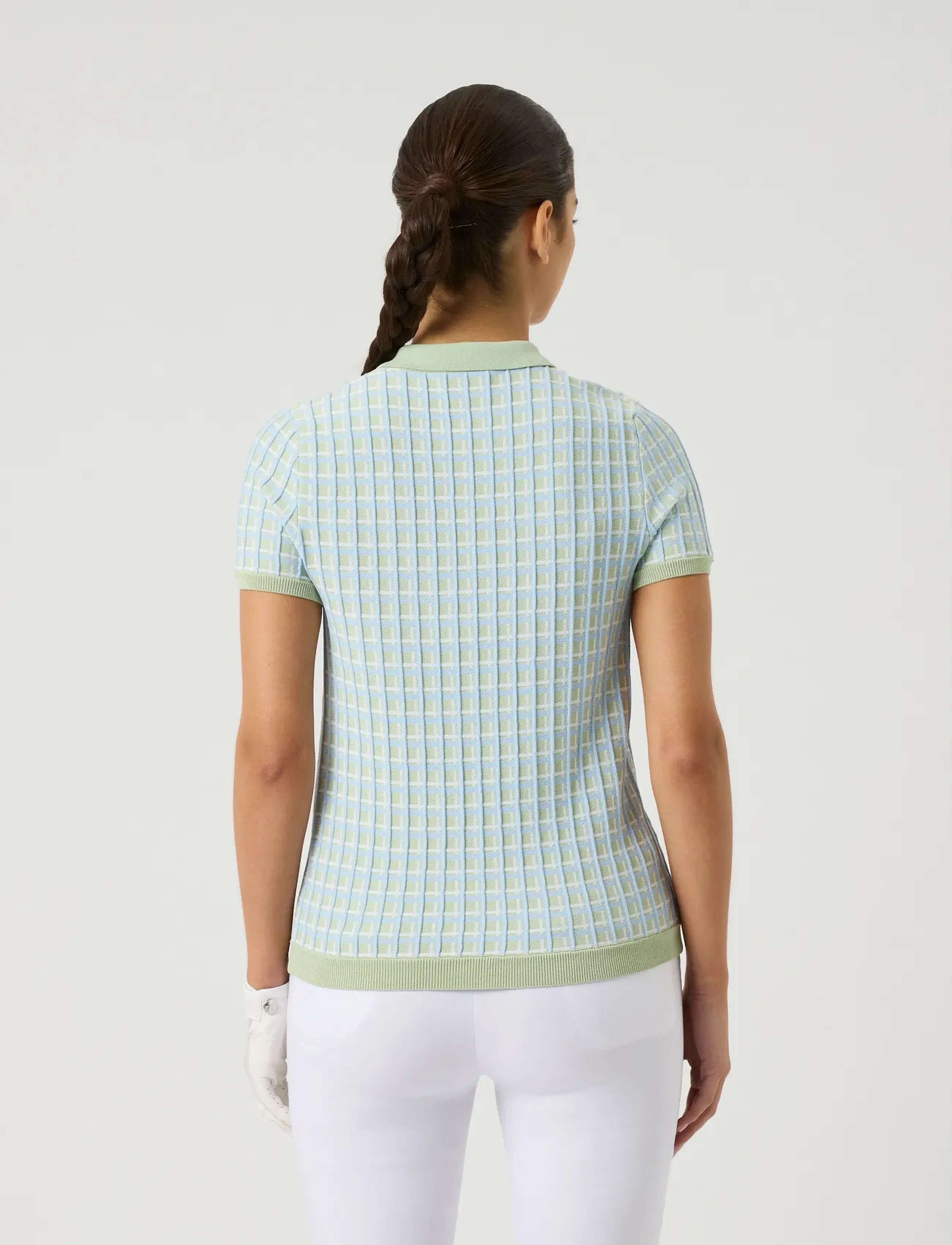 Daily Sports - Knit SS Polo shirt - koszulki polo - muted pistachio - 3