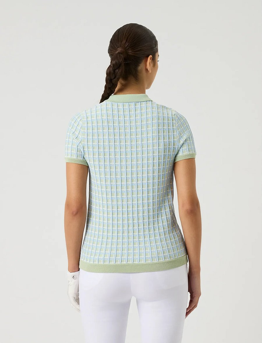 Daily Sports - Knit SS Polo shirt - koszulki polo - muted pistachio - 3