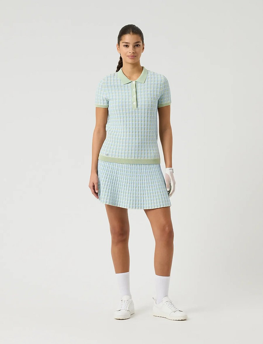 Daily Sports - Knit SS Polo shirt - koszulki polo - muted pistachio - 5