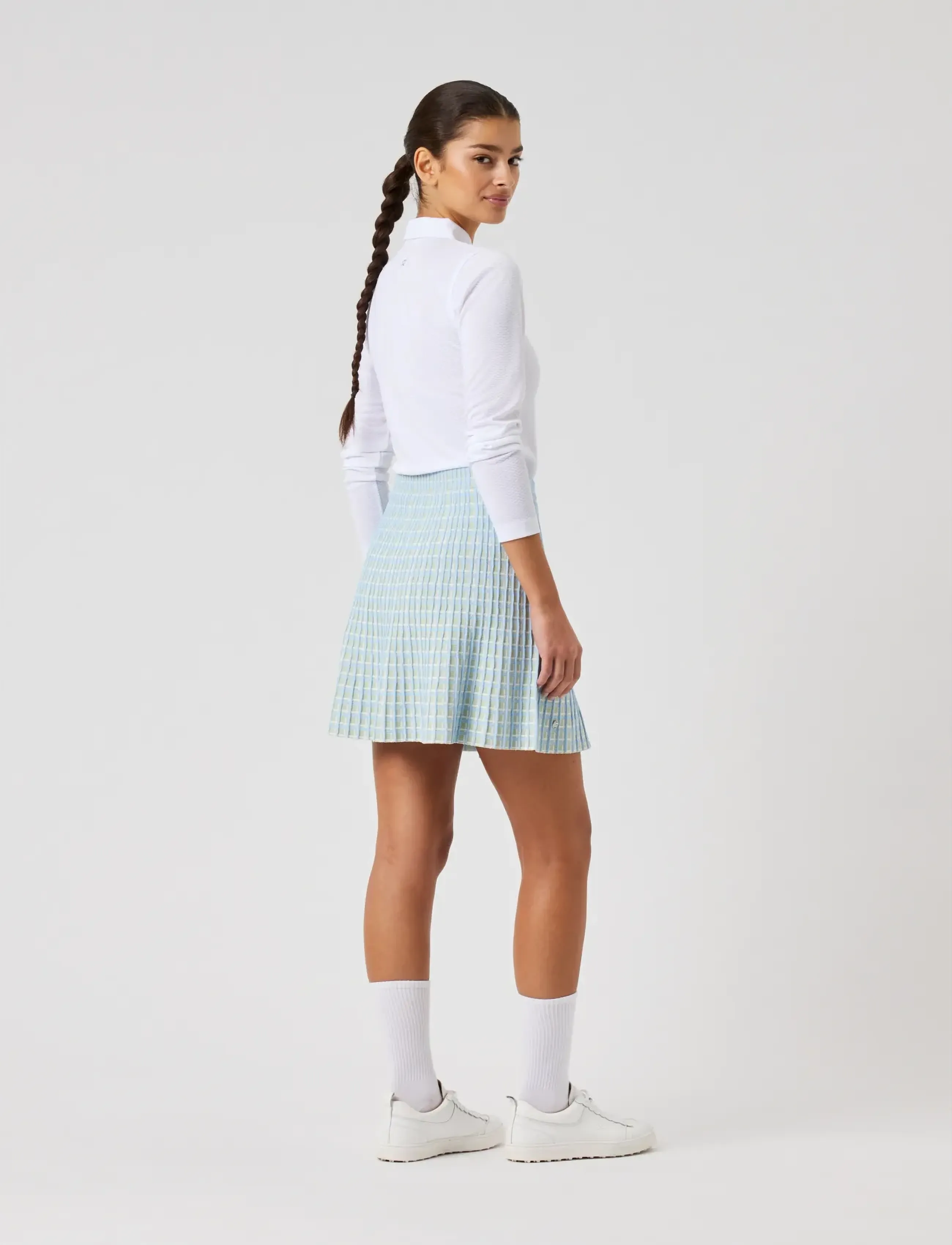 Daily Sports - Knit Skort 45 cm - skorts - muted pistachio - 3