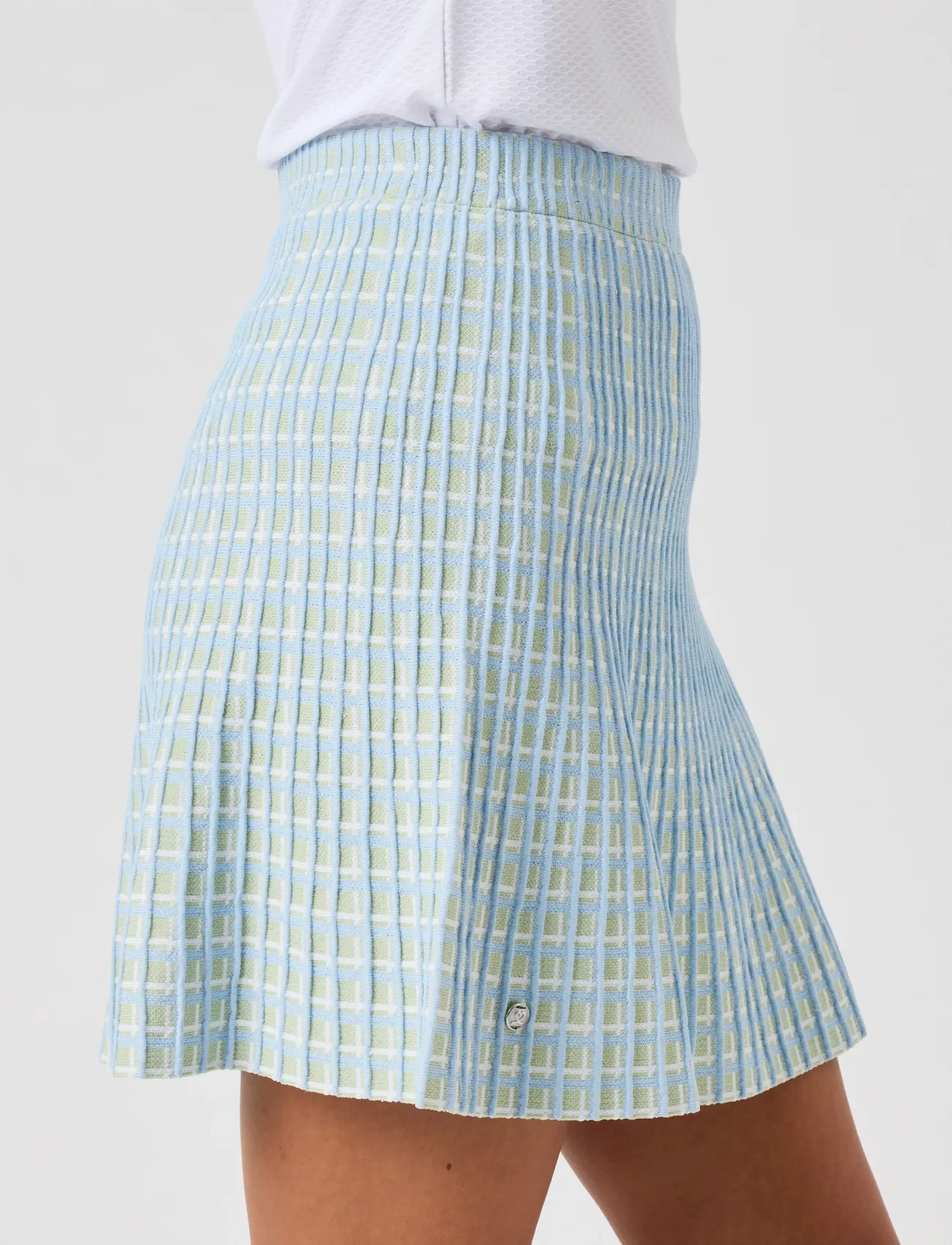 Daily Sports - Knit Skort 45 cm - skorts - muted pistachio - 4