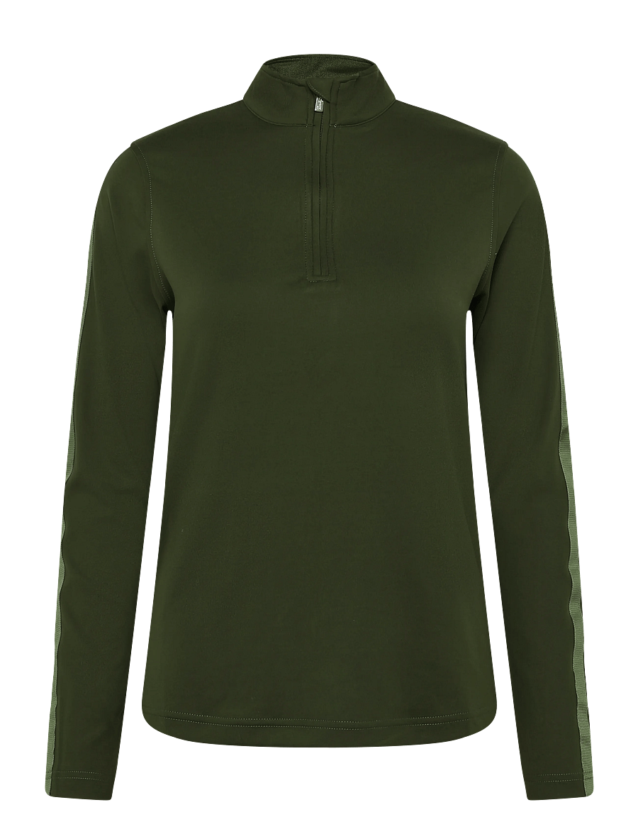 Daily Sports - Anna LS Half neck - overdele - khakora - 1