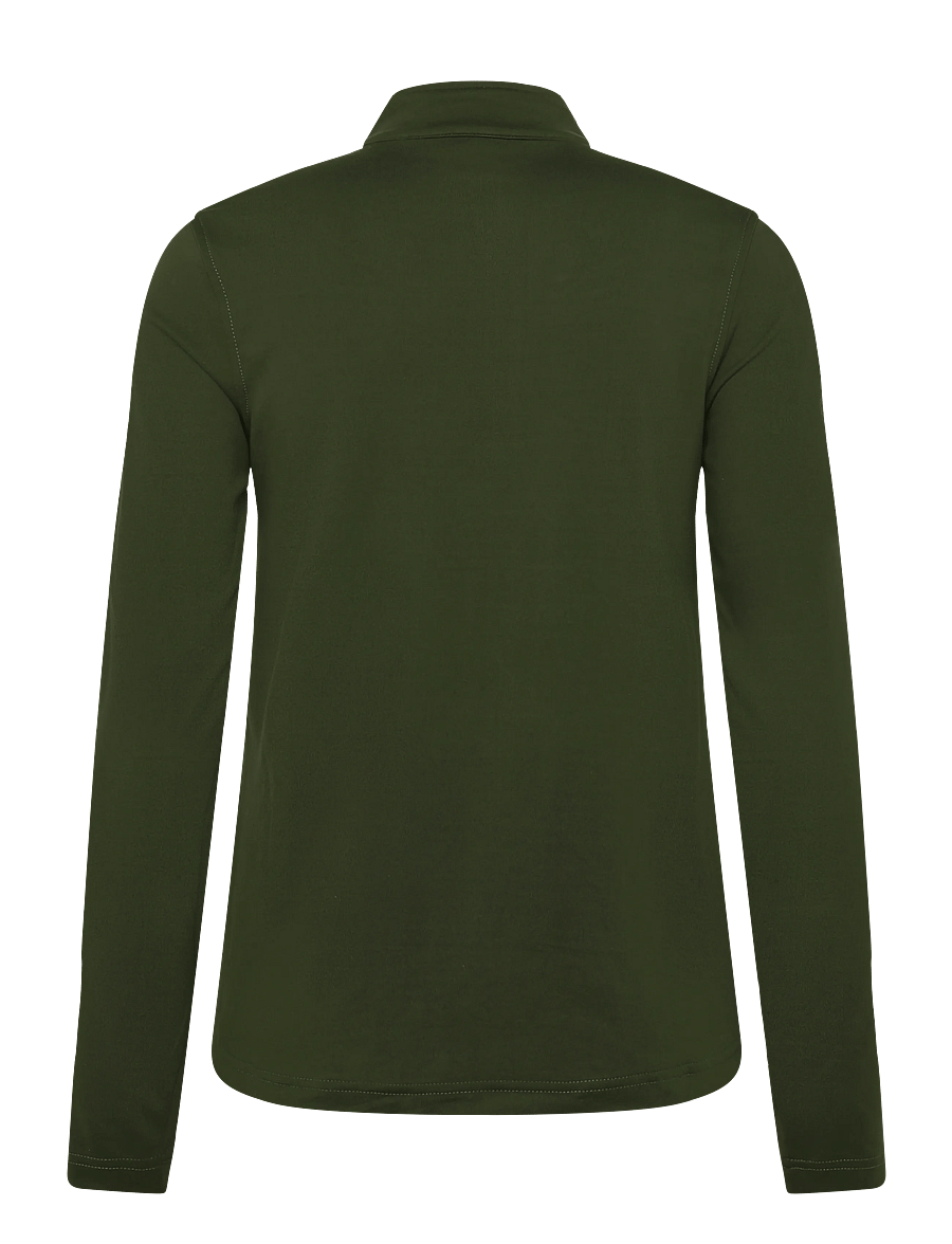 Daily Sports - Anna LS Half neck - overdele - khakora - 2