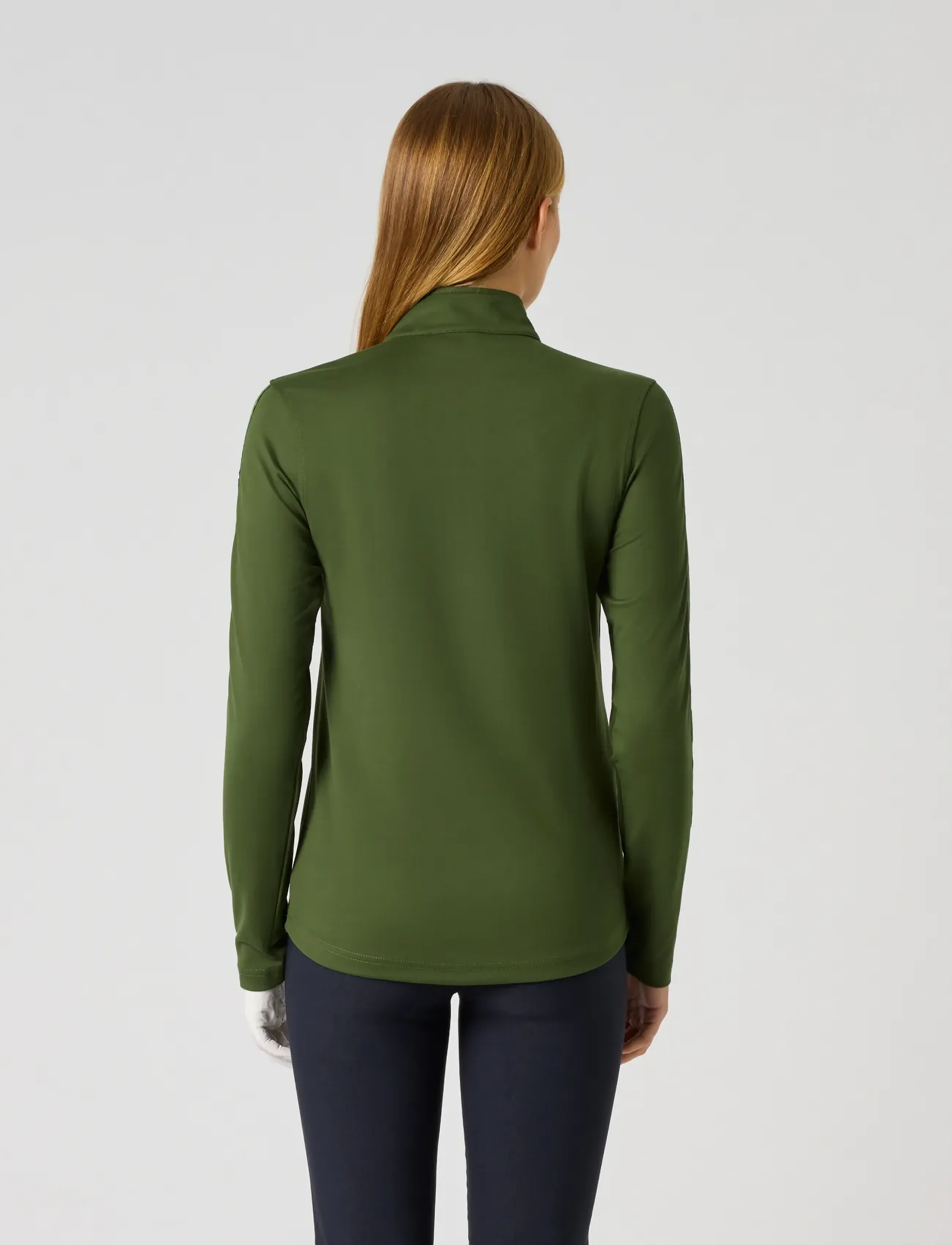 Daily Sports - Anna LS Half neck - oberteile - khakora - 3